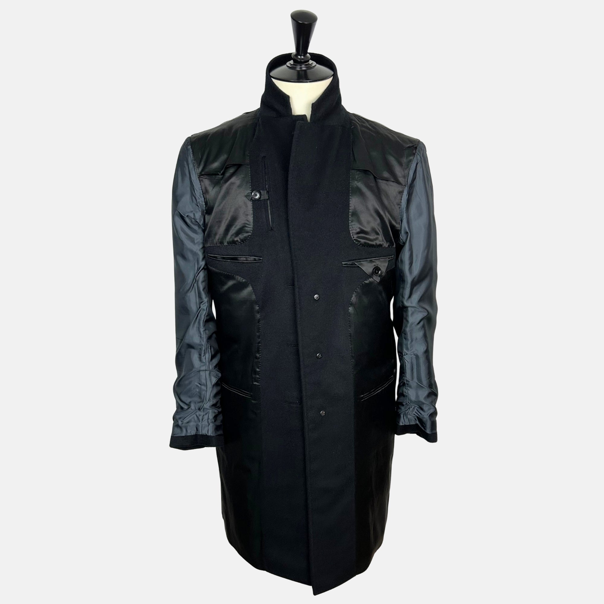 Black Coat made of Wool/Cashmere (EU 48)