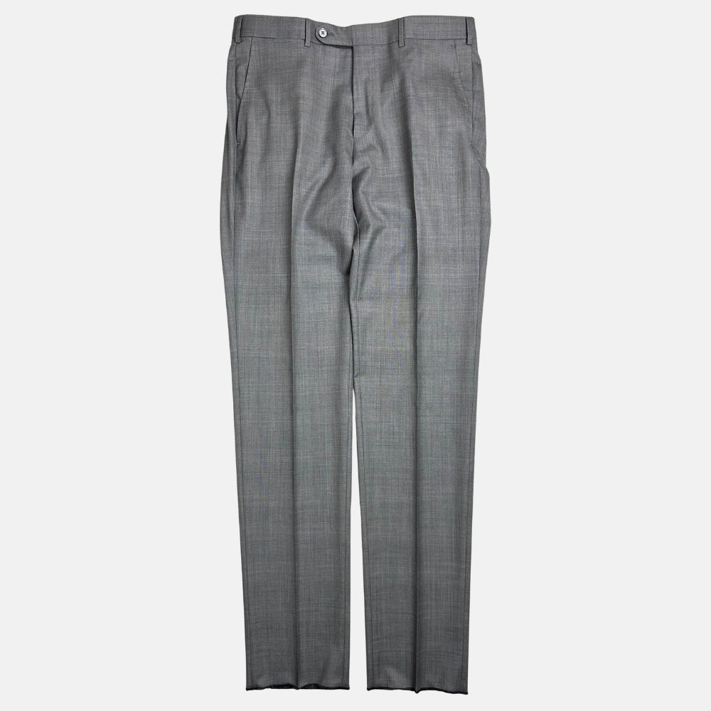 Gray Melange Suit made of Wool (EU 50)