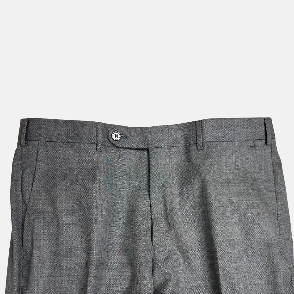 Gray Melange Suit made of Wool (EU 50)