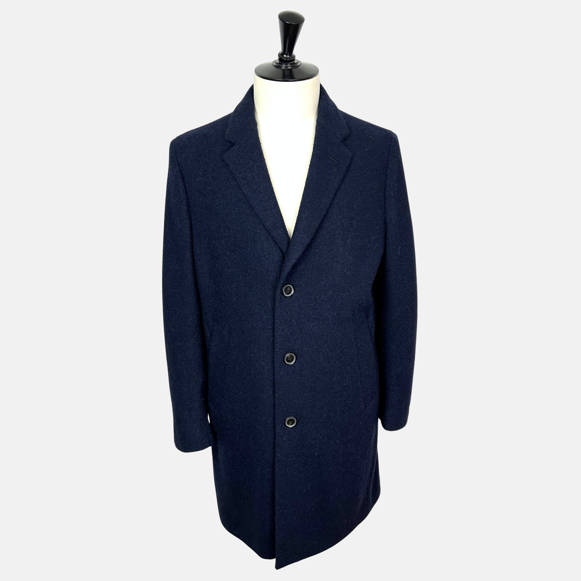Navy Melange  Coat made of Wool/Alpaca (EU 48)