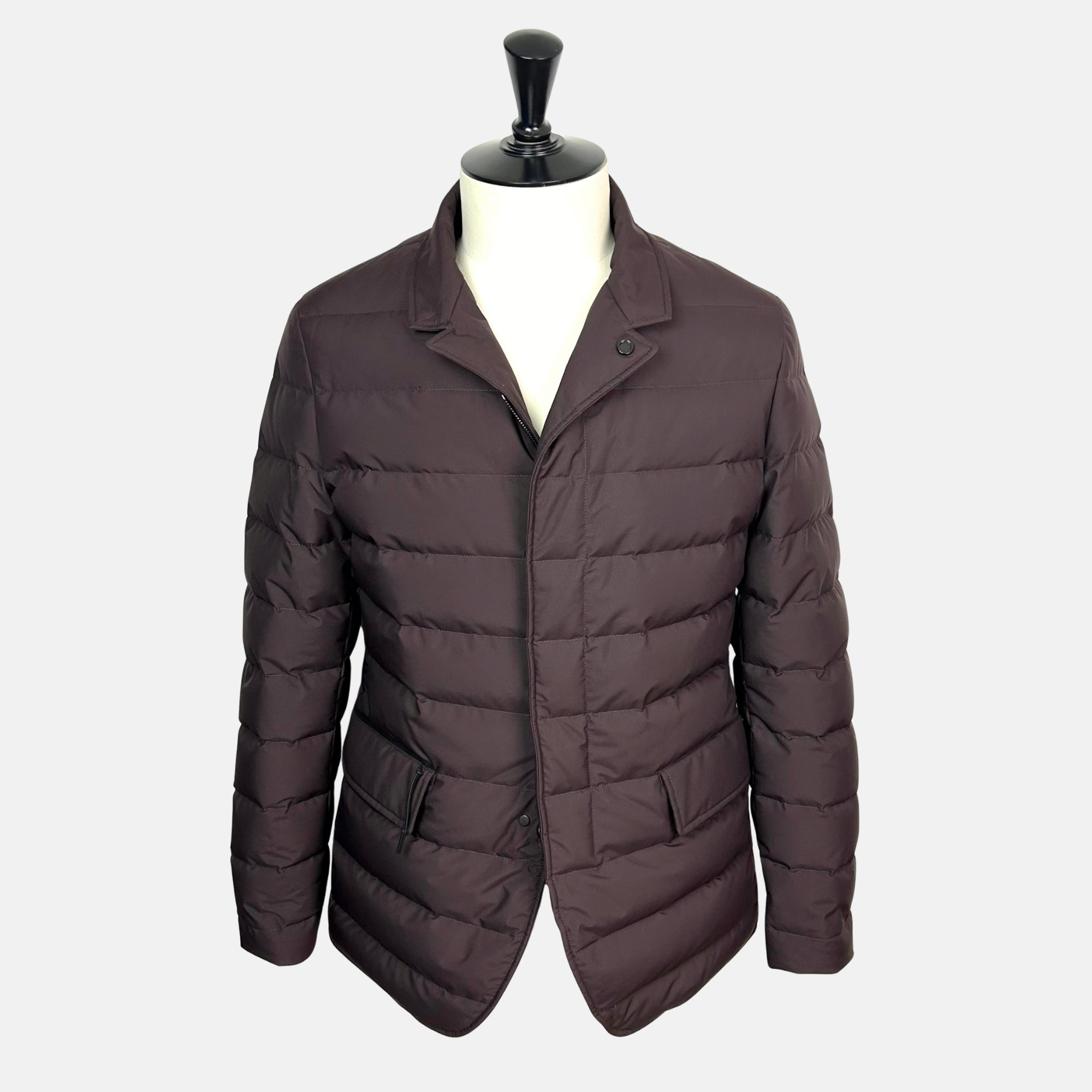 Burgundy Down Jacket made of  Polyester (EU 48)