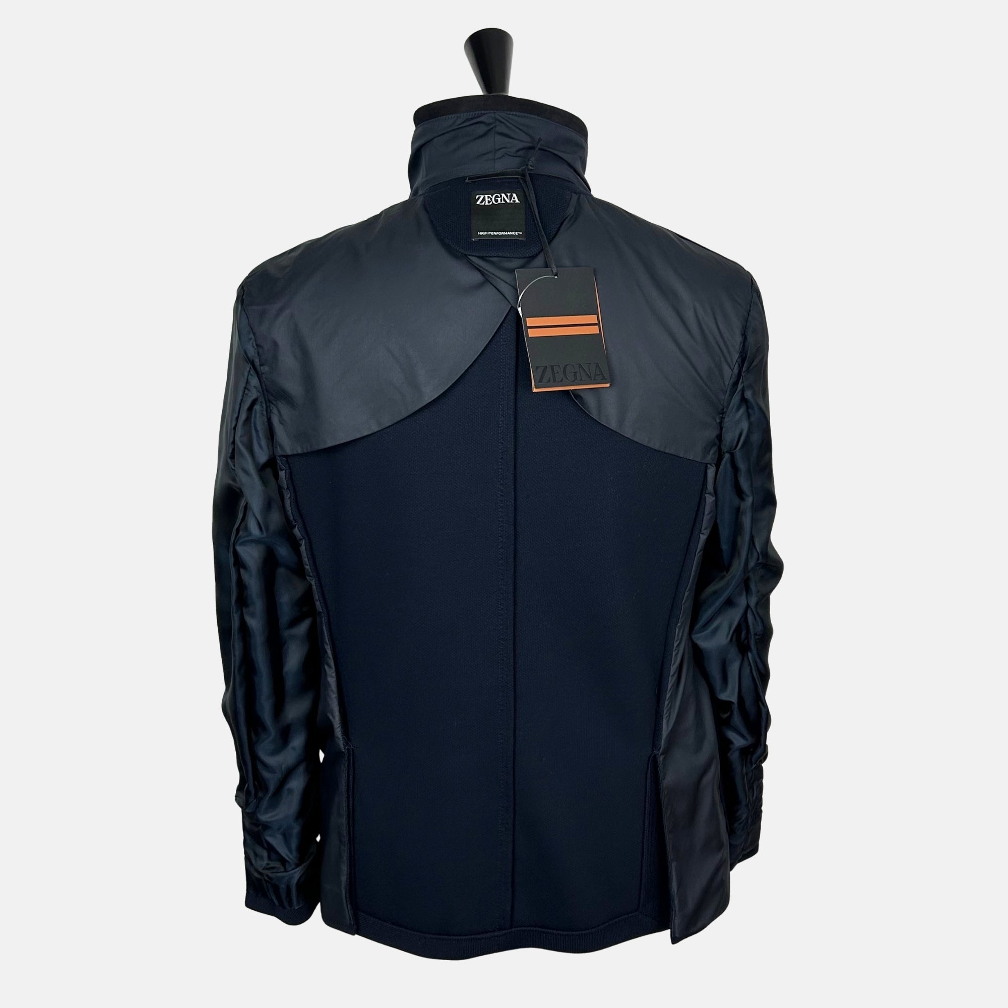 Navy Blazer with Vest made of Wool/Cotton (EU 50)