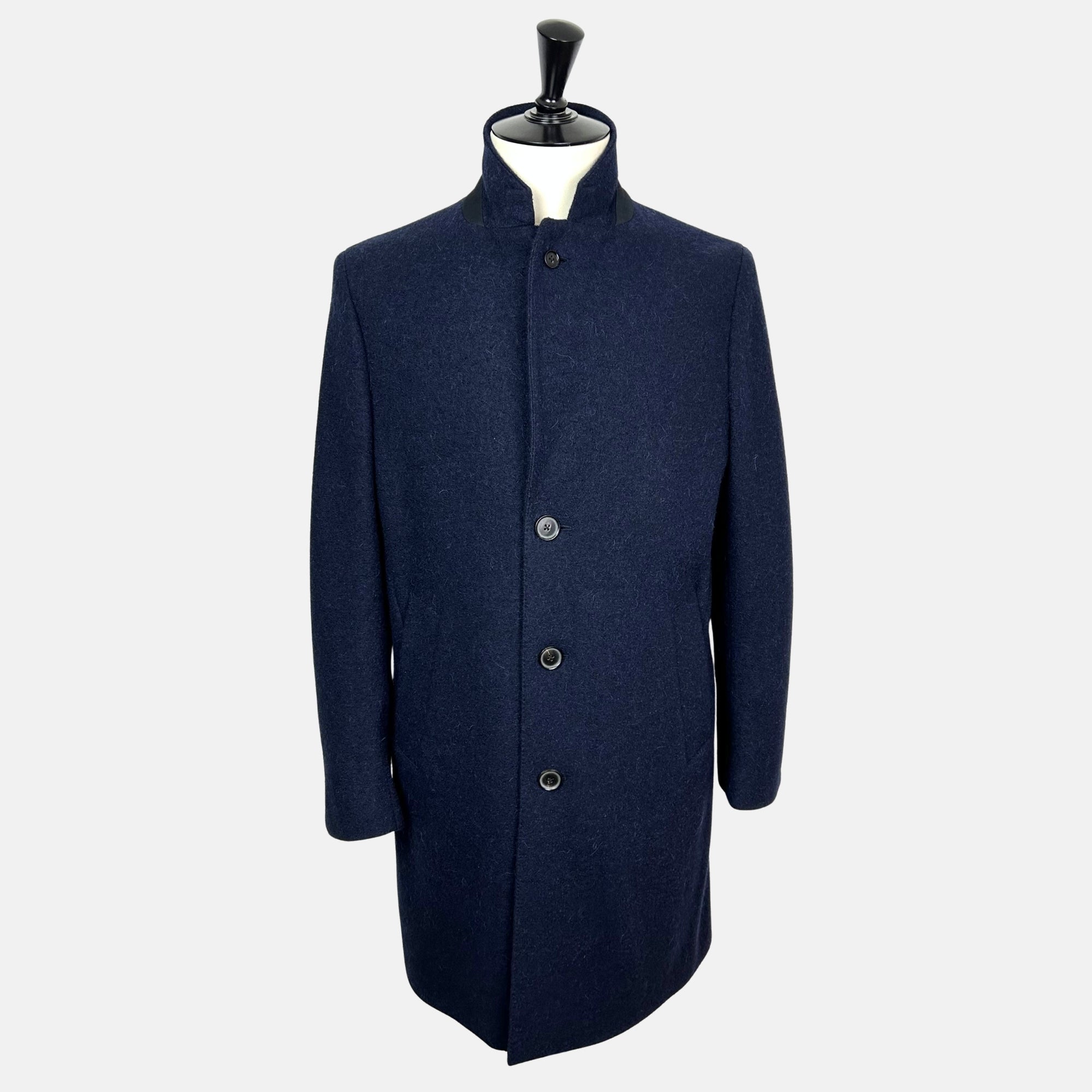 Navy Melange  Coat made of Wool/Alpaca (EU 48)