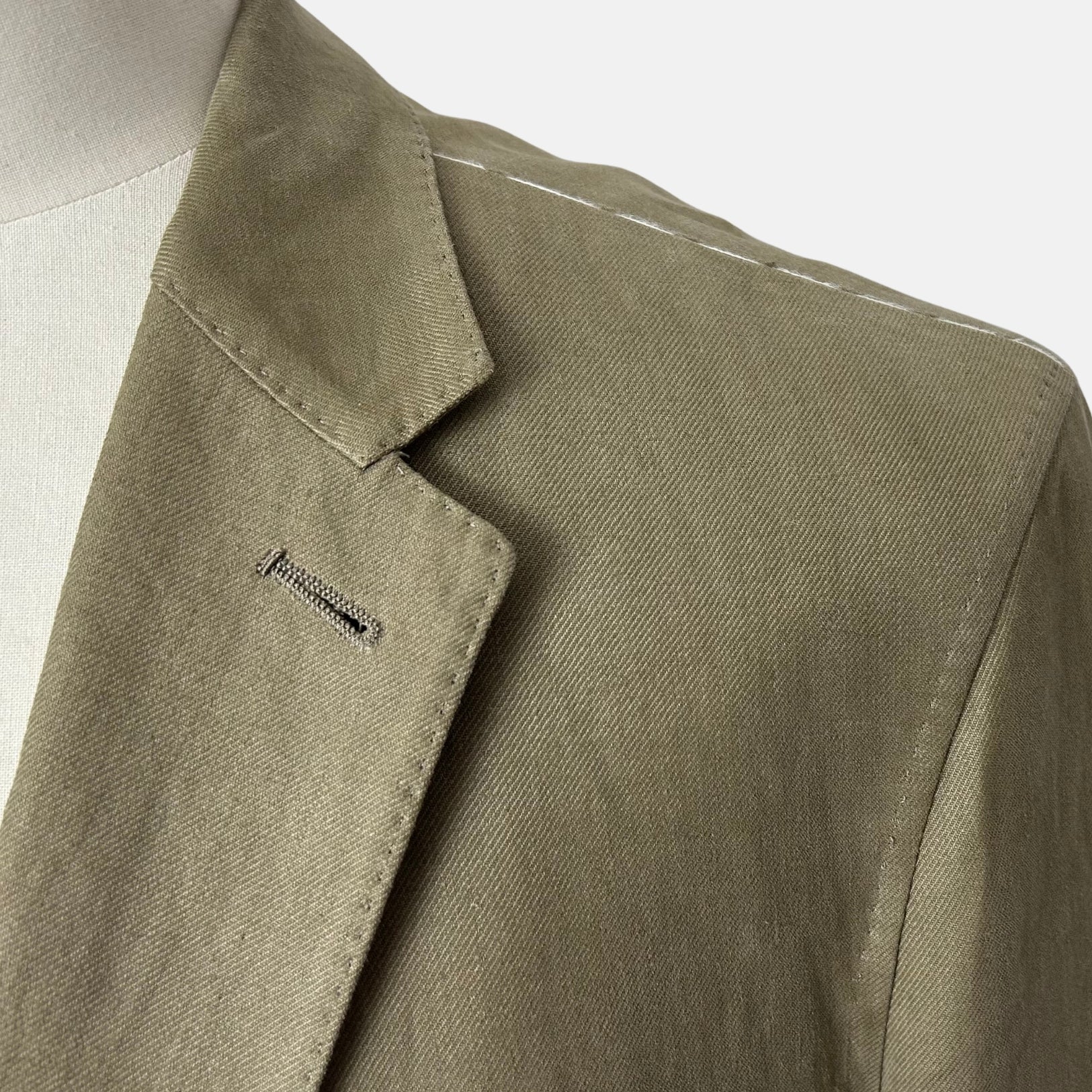 Khaki Blazer made of Linen/Ramie (EU 54)