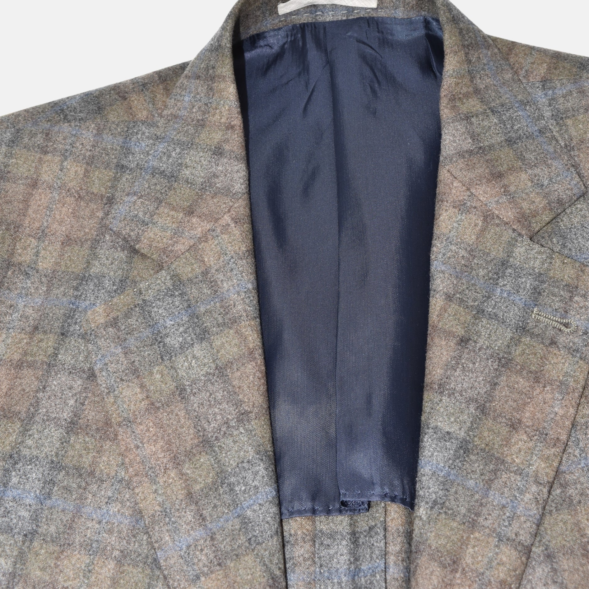 Checked Green Blazer Wool/Cashmere (EU 50)