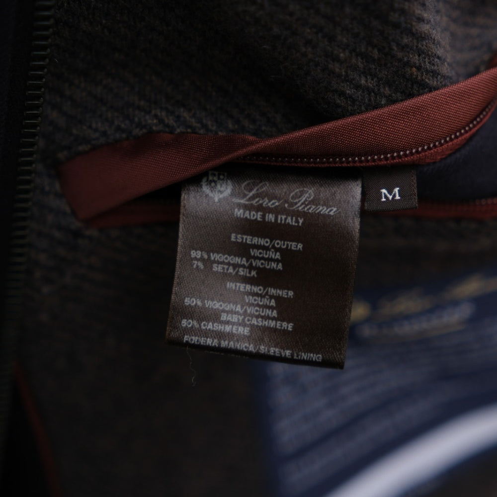 Navy Blue Vicuna Roadster Jacket (M)