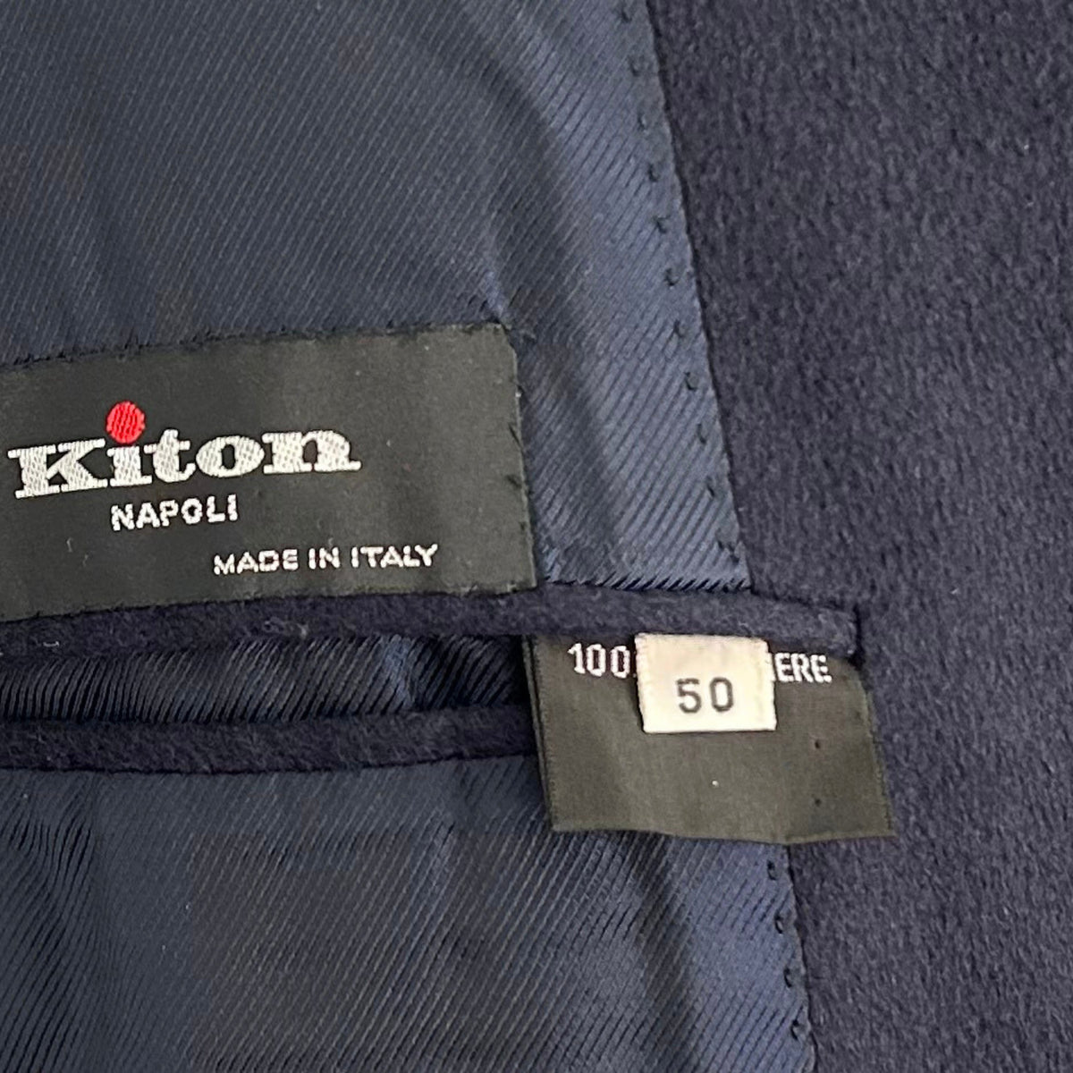 Kiton Navy Jacket made of Cashmere (EU 50) – pre-owned | Sanpetuna