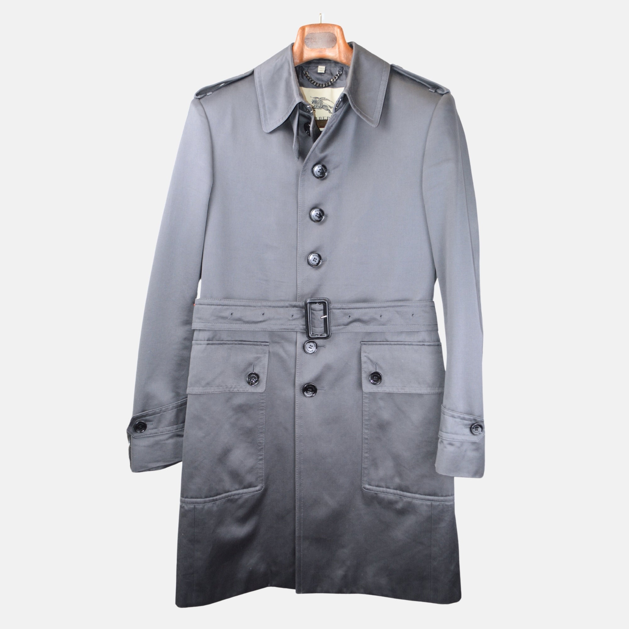 Grey Coat made of Cotton (50)