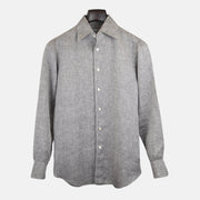 Taupe Shirt made of Linen (EU 38)