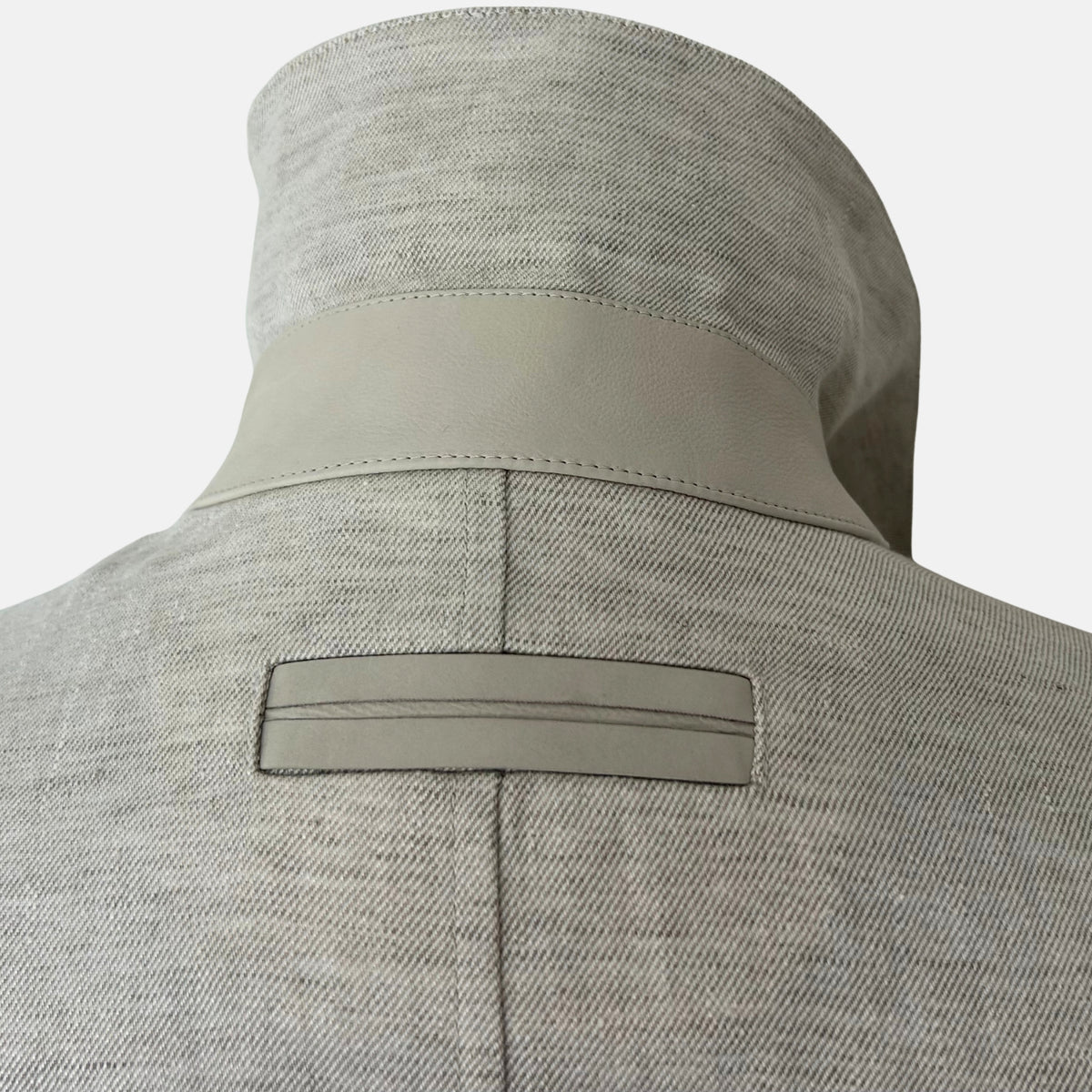 Ecru Melange Linen Jacket (EU 48)