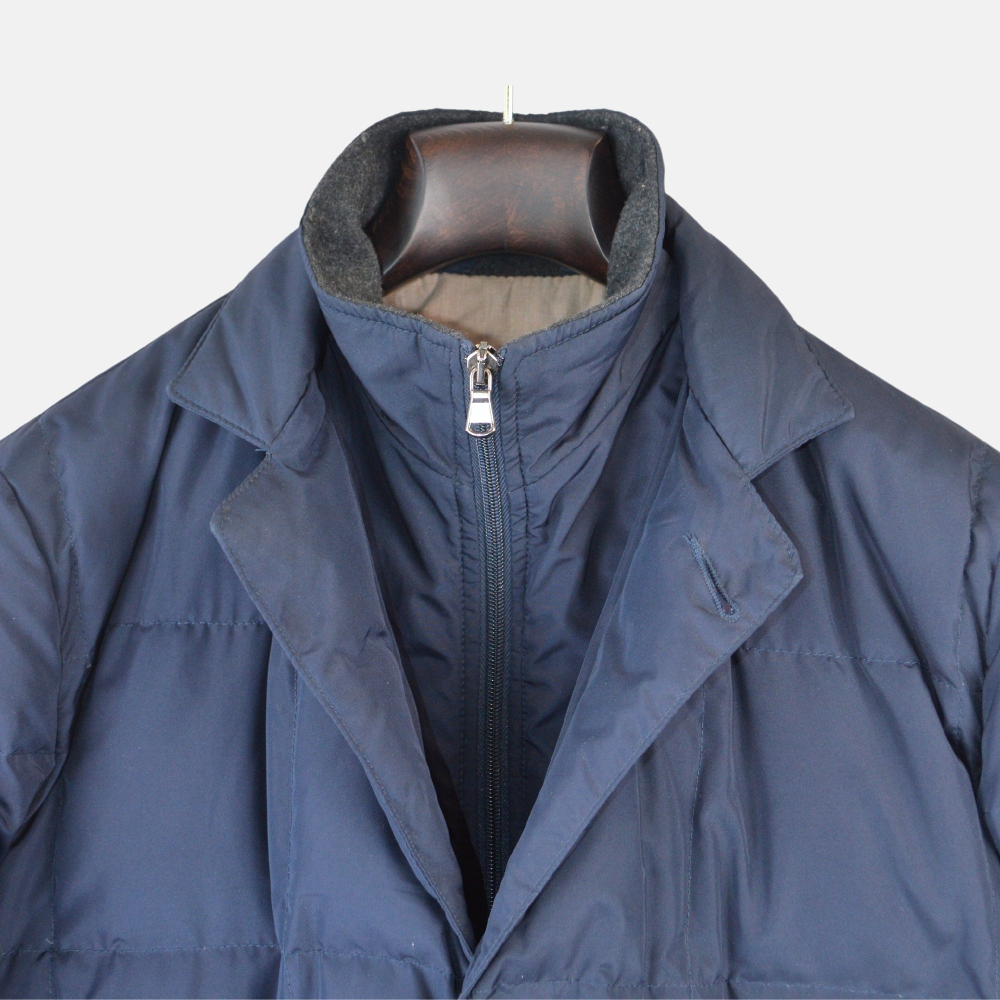 Navy Blue Down Jacket (L)