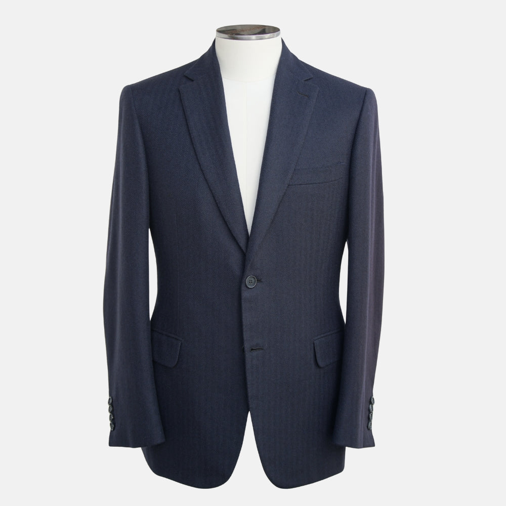 Navy Blue Blazer made of Cashmere (EU 50)