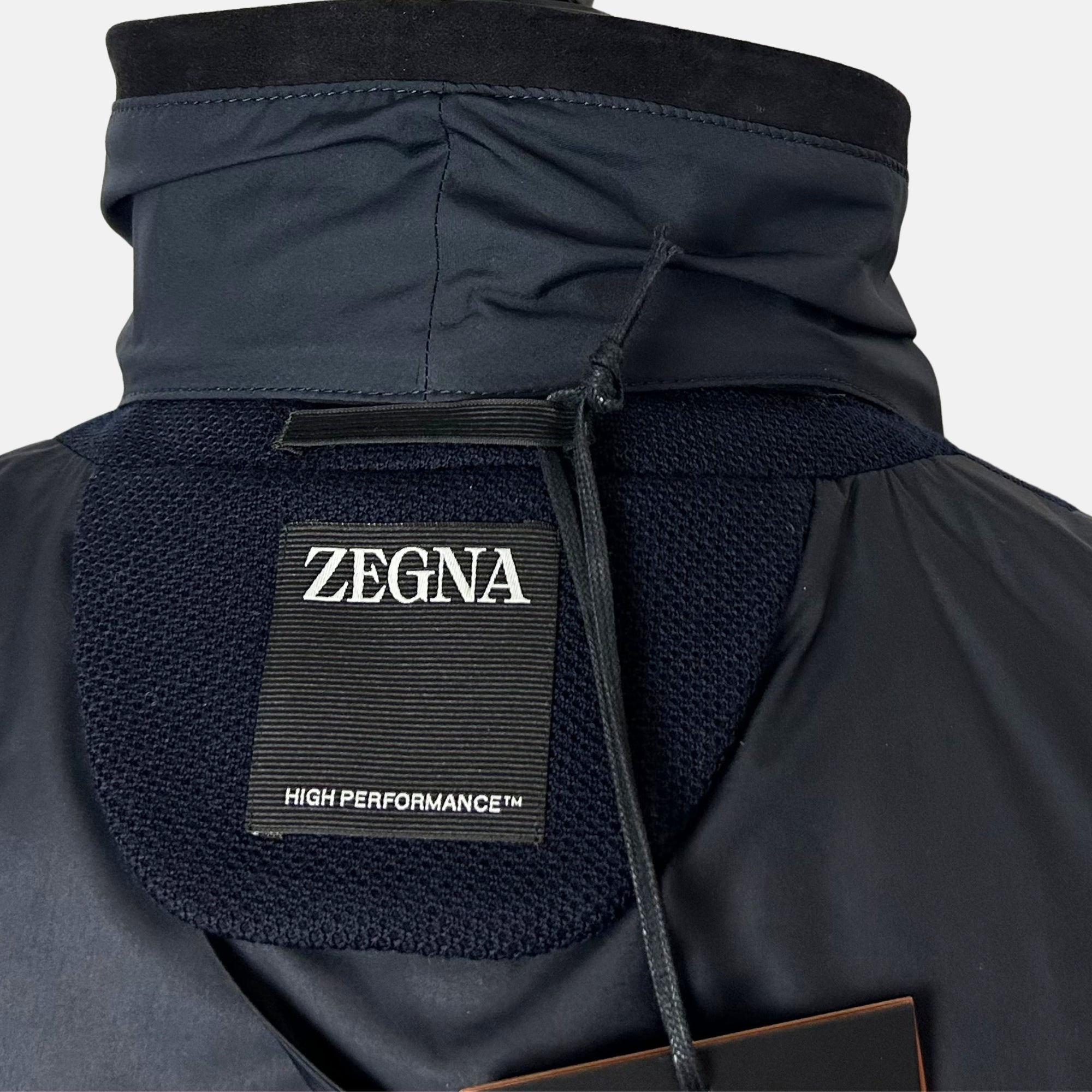 Navy Blazer with Vest made of Wool/Cotton (EU 50)