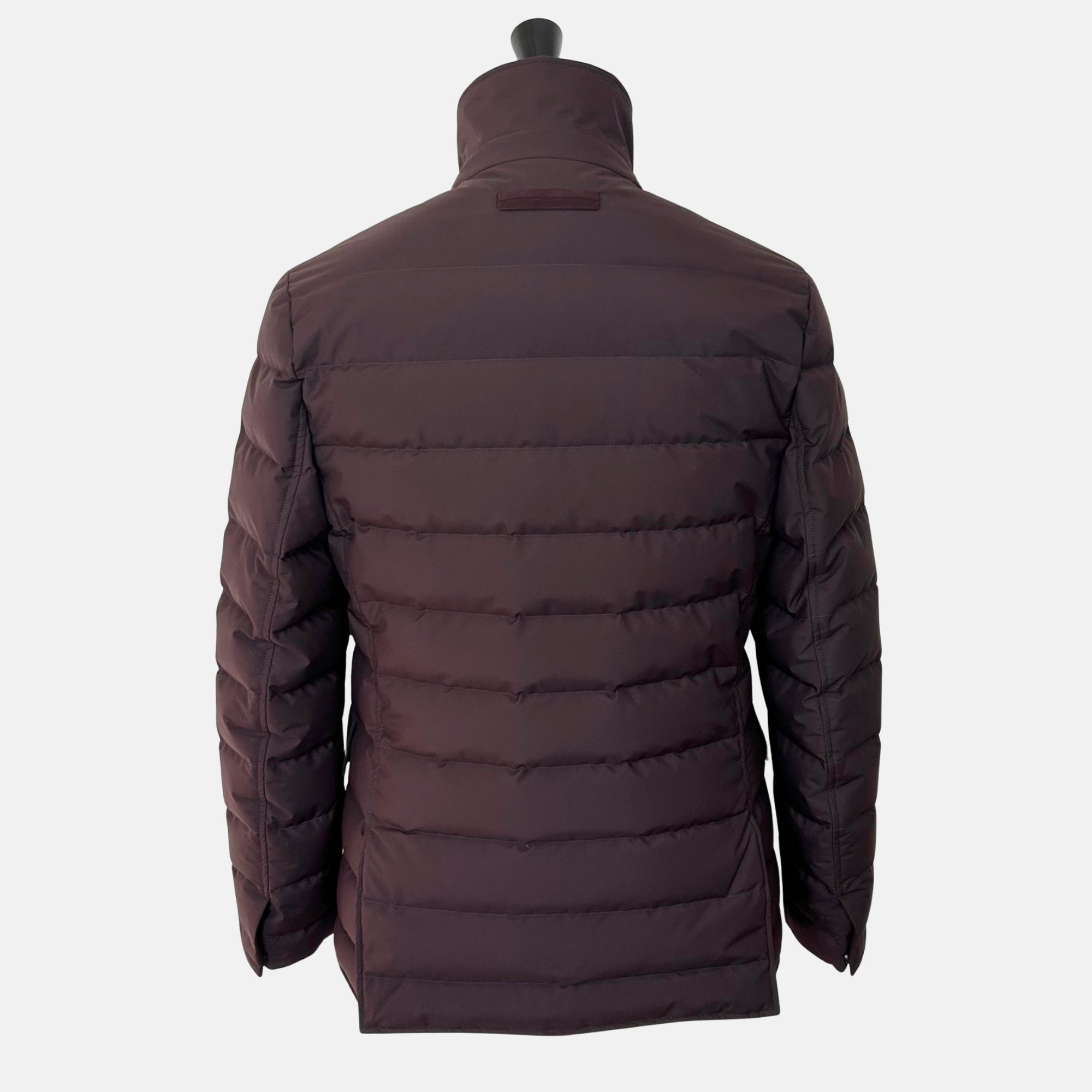 Burgundy Down Jacket made of  Polyester (EU 48)