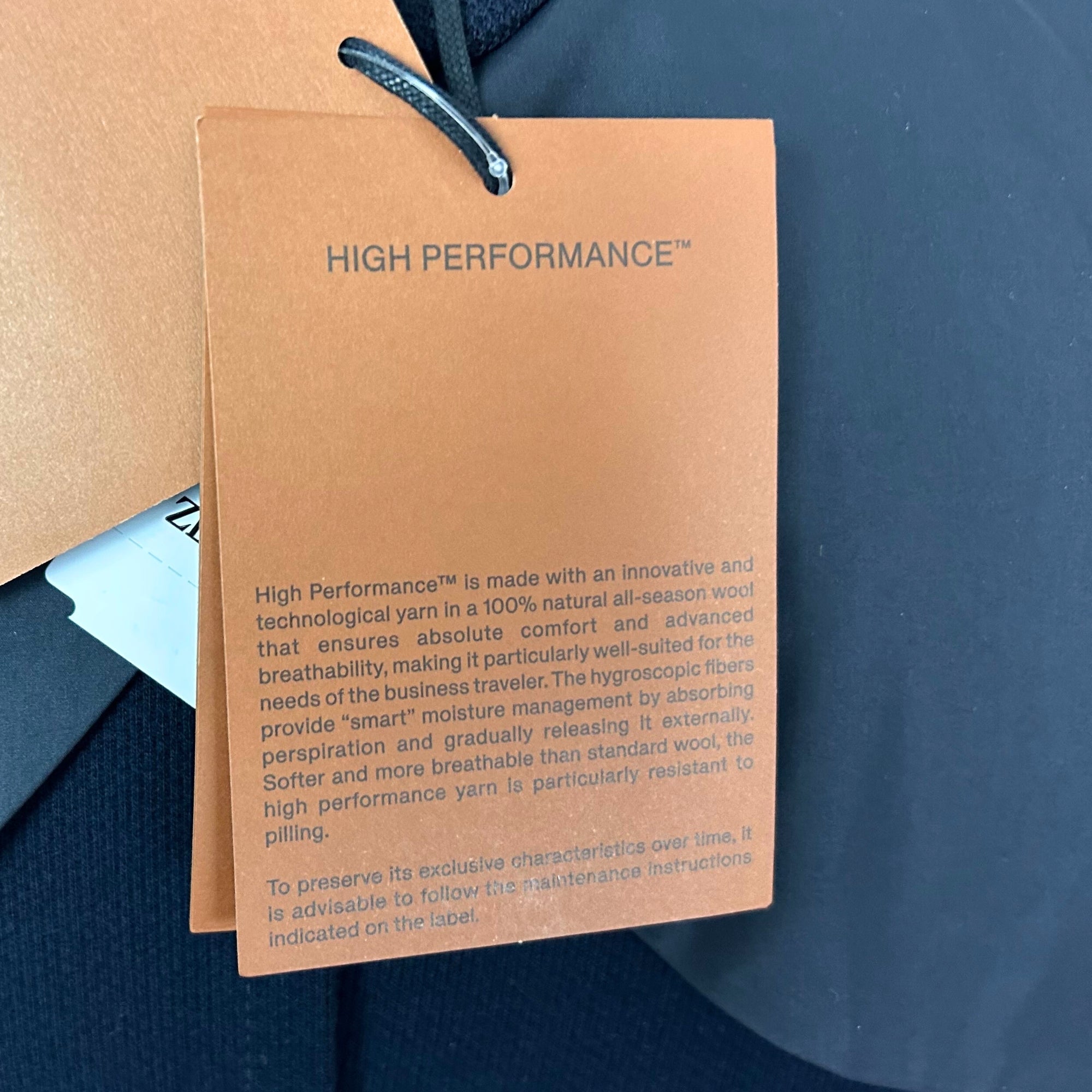 Navy Blazer with Vest made of Wool/Cotton (EU 50)