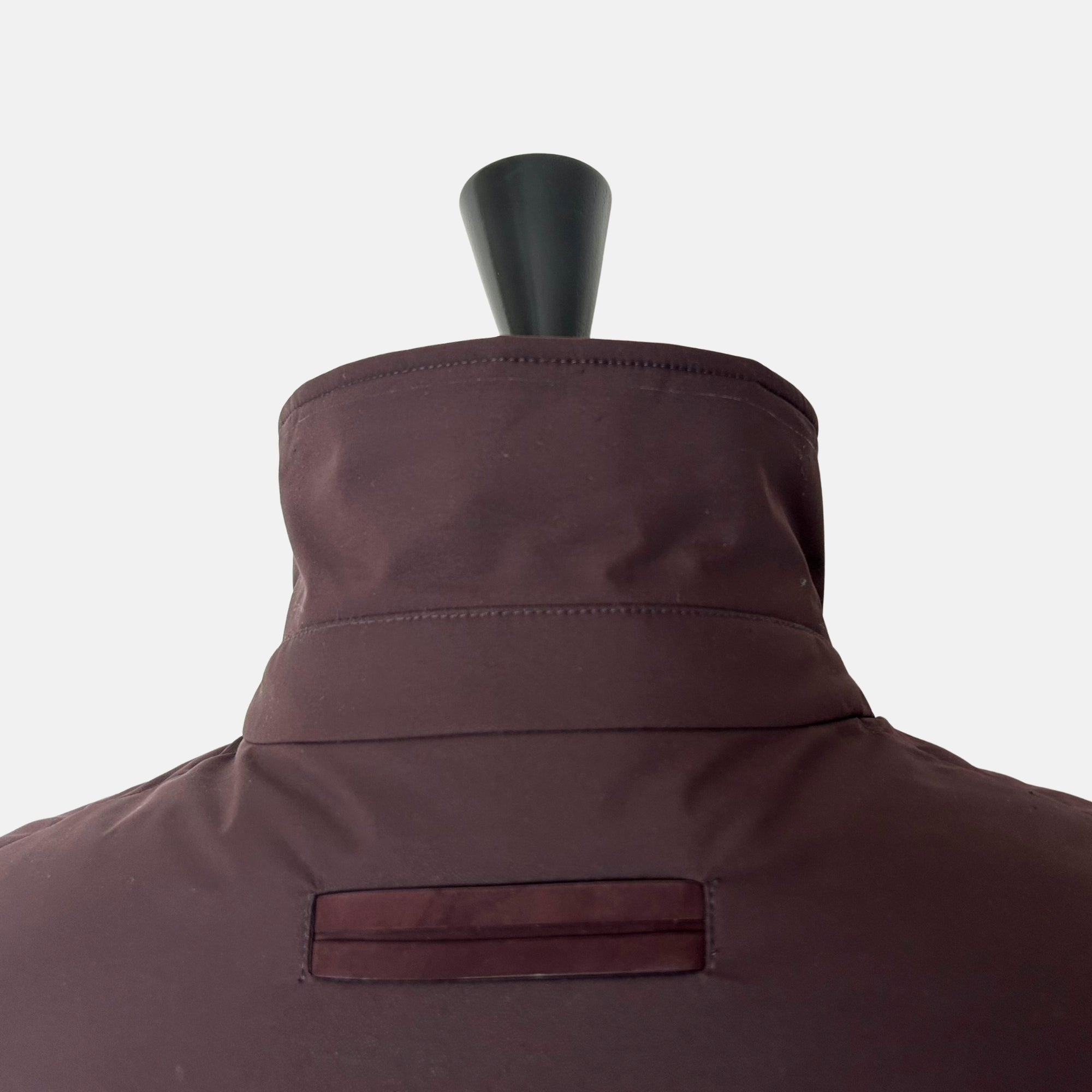 Burgundy Down Jacket made of  Polyester (EU 48)