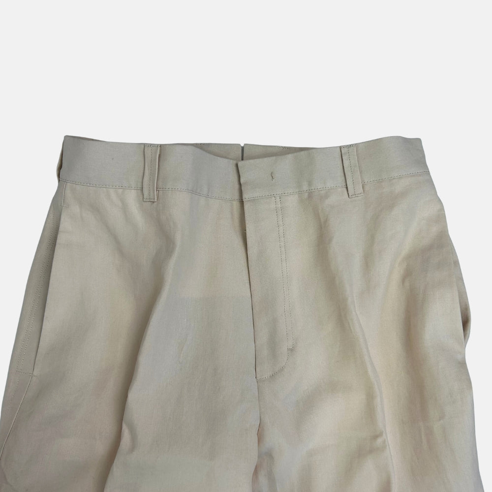 Ecru Pants made of Linen (EU 48)