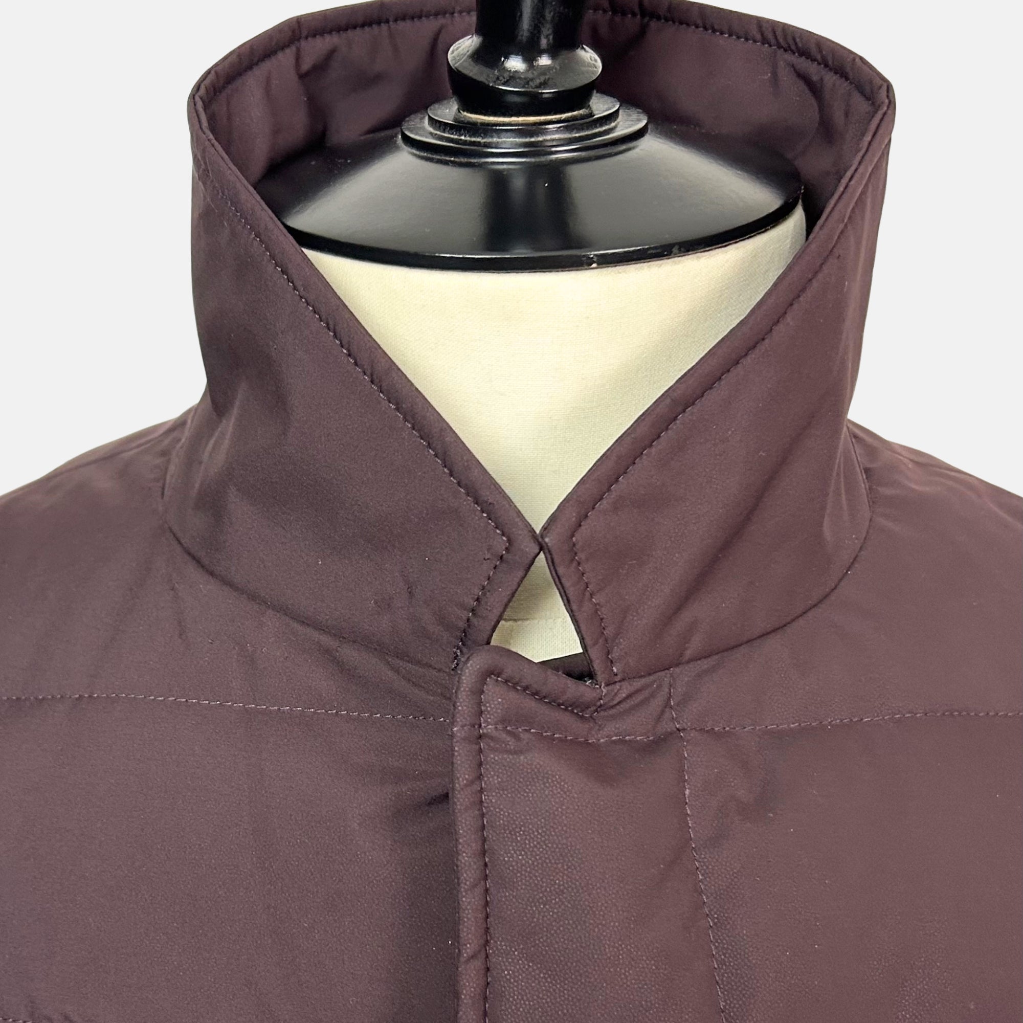 Burgundy Down Jacket made of  Polyester (EU 48)