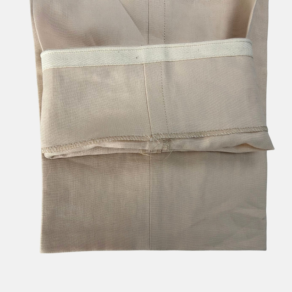 Ecru Pants made of Linen (EU 48)