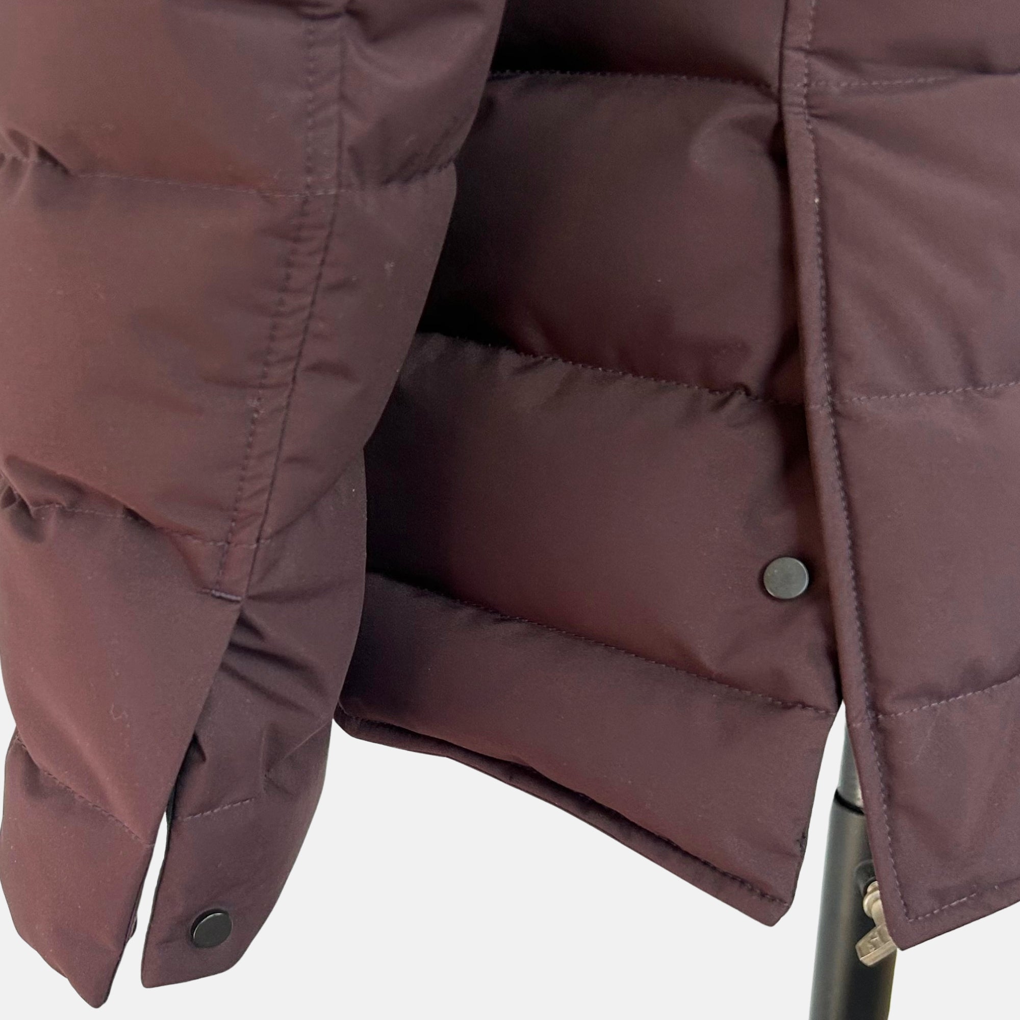 Burgundy Down Jacket made of  Polyester (EU 48)