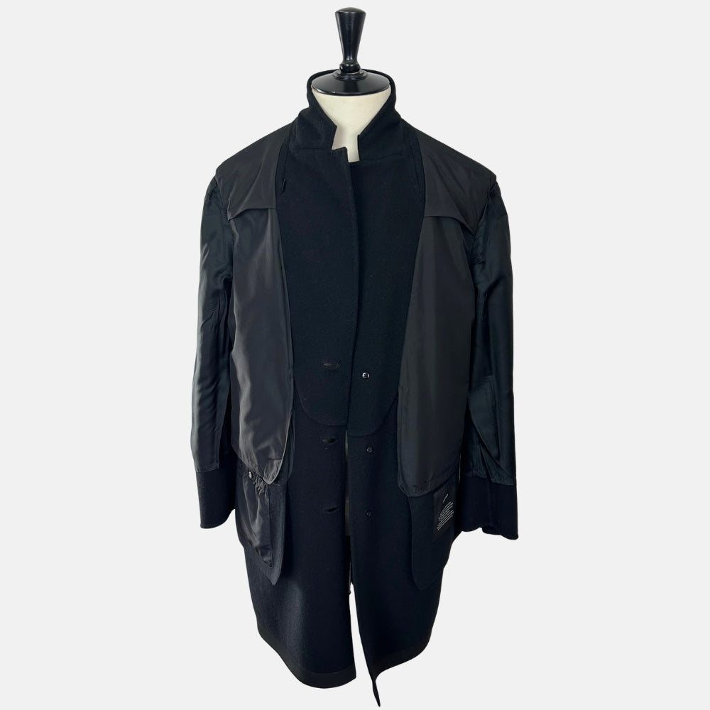 Black Coat made of Cashmere/Wool (EU 52)