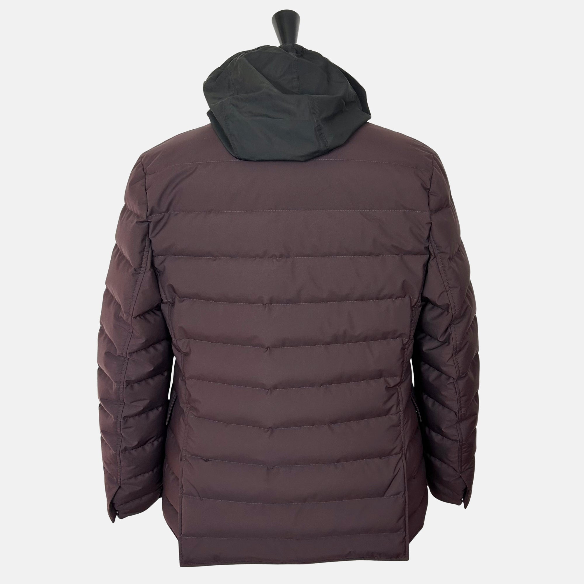 Burgundy Down Jacket made of  Polyester (EU 48)