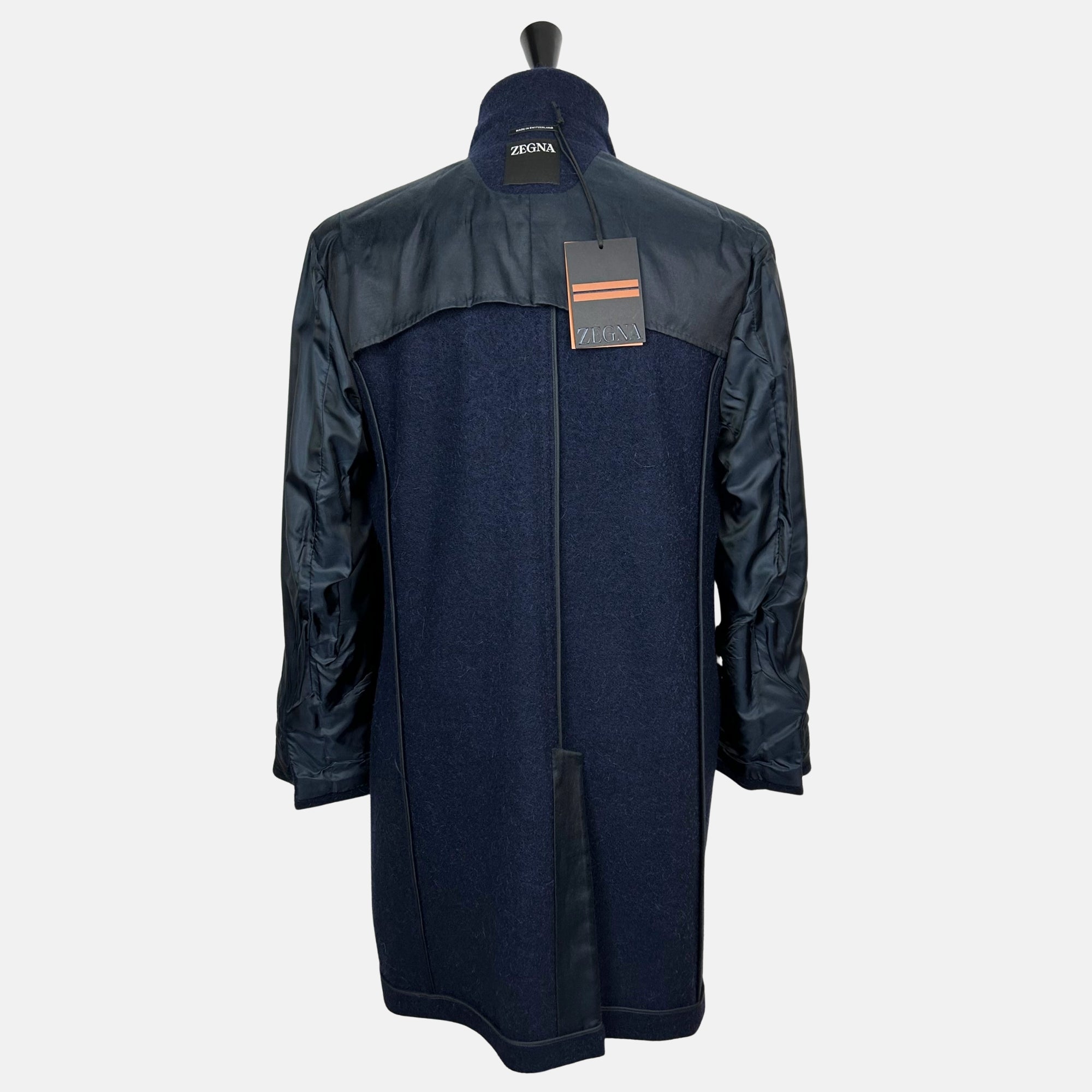 Navy Melange  Coat made of Wool/Alpaca (EU 48)