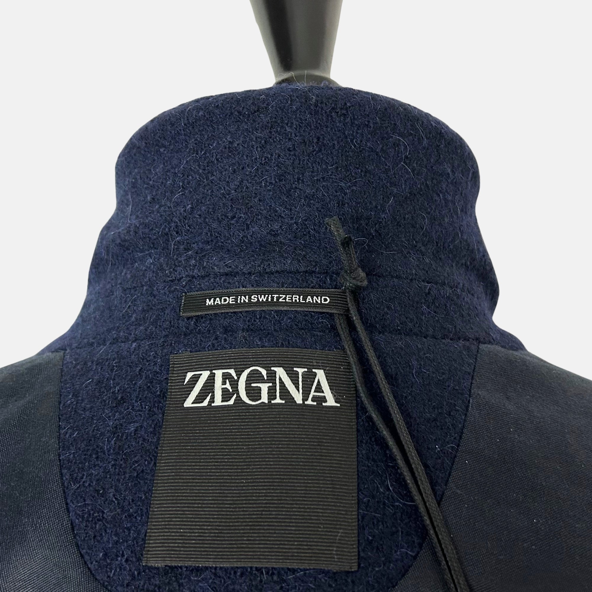 Navy Melange  Coat made of Wool/Alpaca (EU 48)