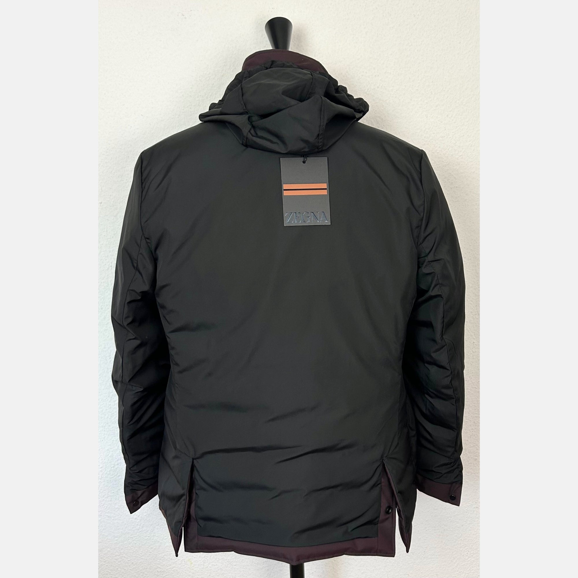 Burgundy Down Jacket made of  Polyester (EU 48)