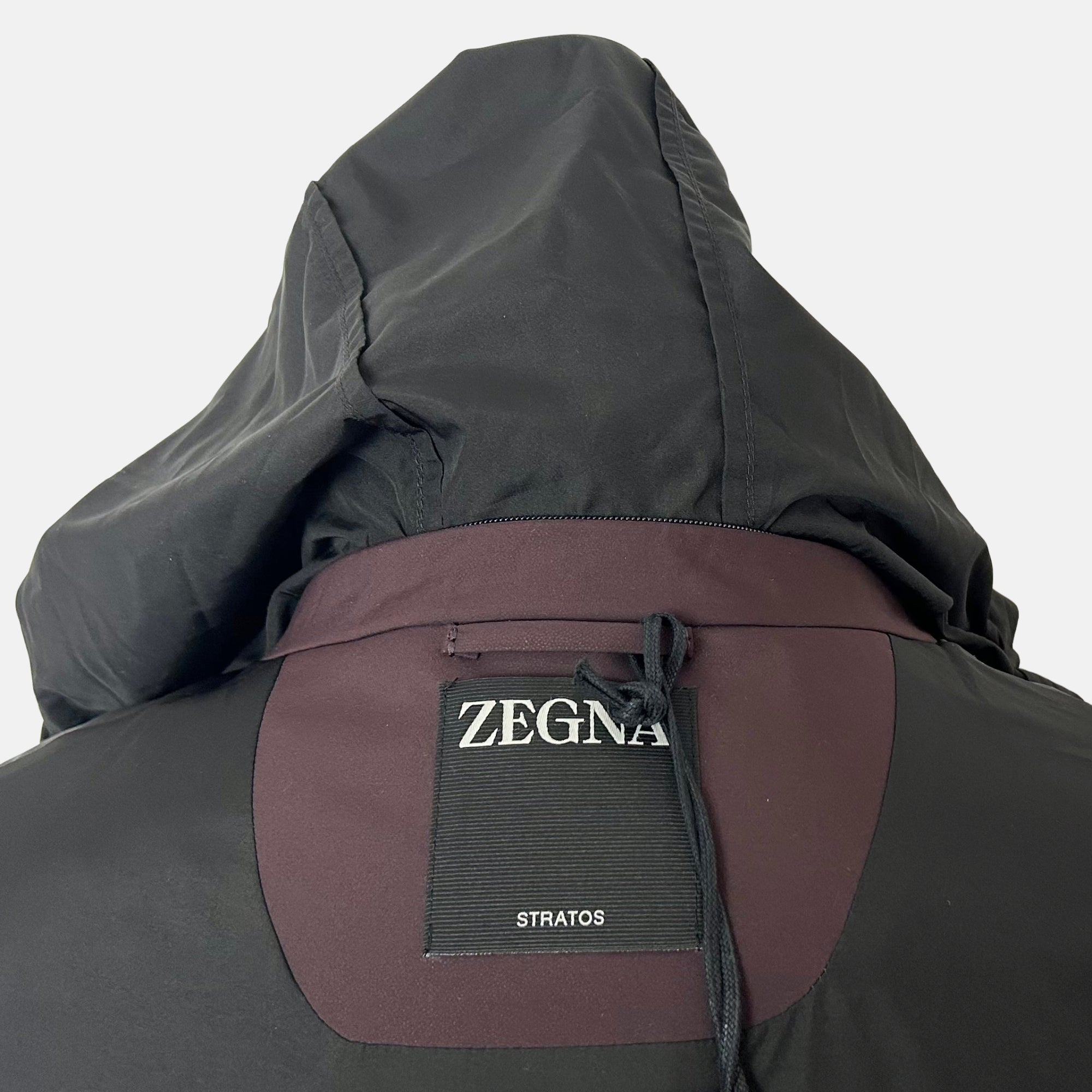 Burgundy Down Jacket made of  Polyester (EU 48)