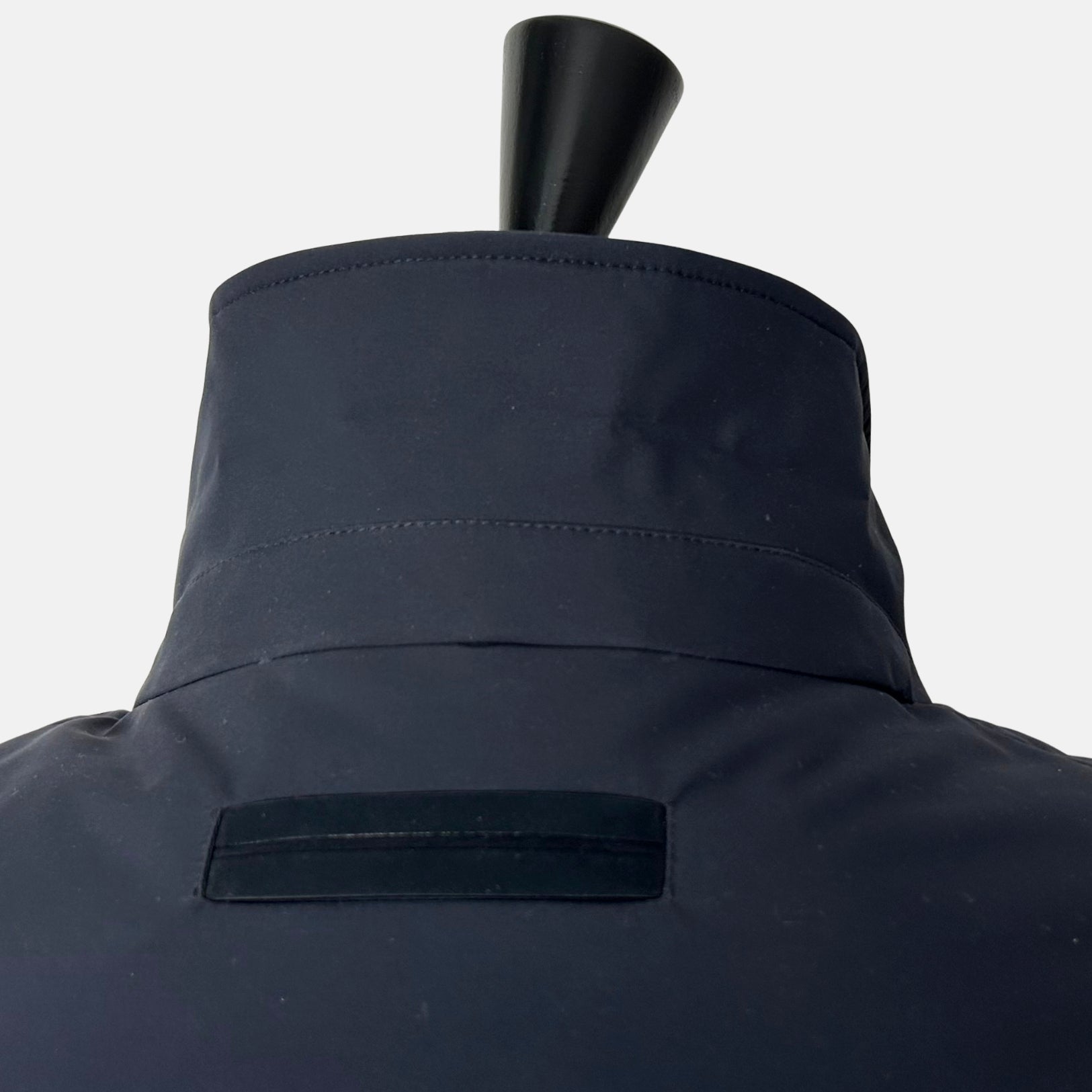 Navy Jacket made of Polyester/Leather Details (EU 50)