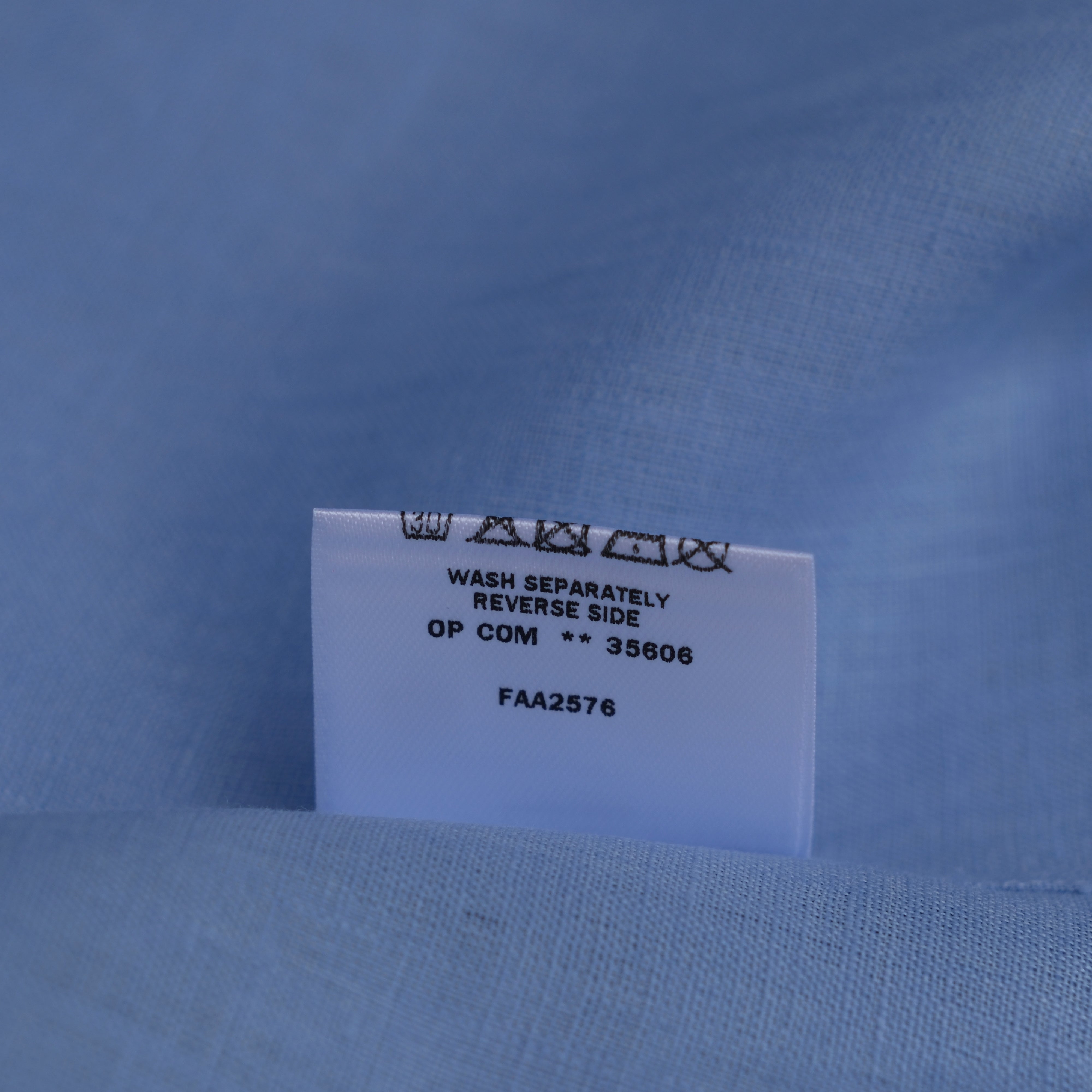 Blue Linen Shirt (M)