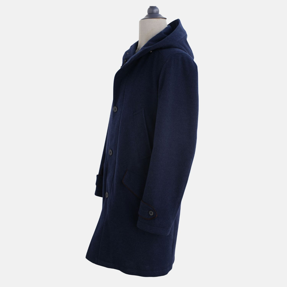 Loro Piana Blue Storm System Parka made of Cashmere/Polyamide/Elastane with Suede Details (S) – pre-owned | Sanpetuna
