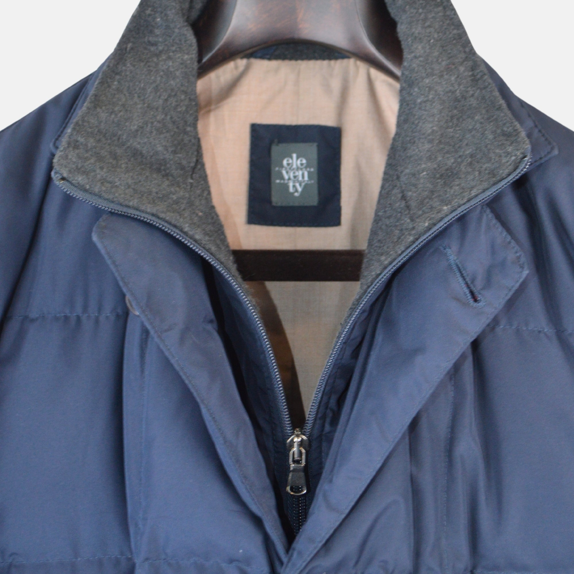 Navy Blue Down Jacket (L)