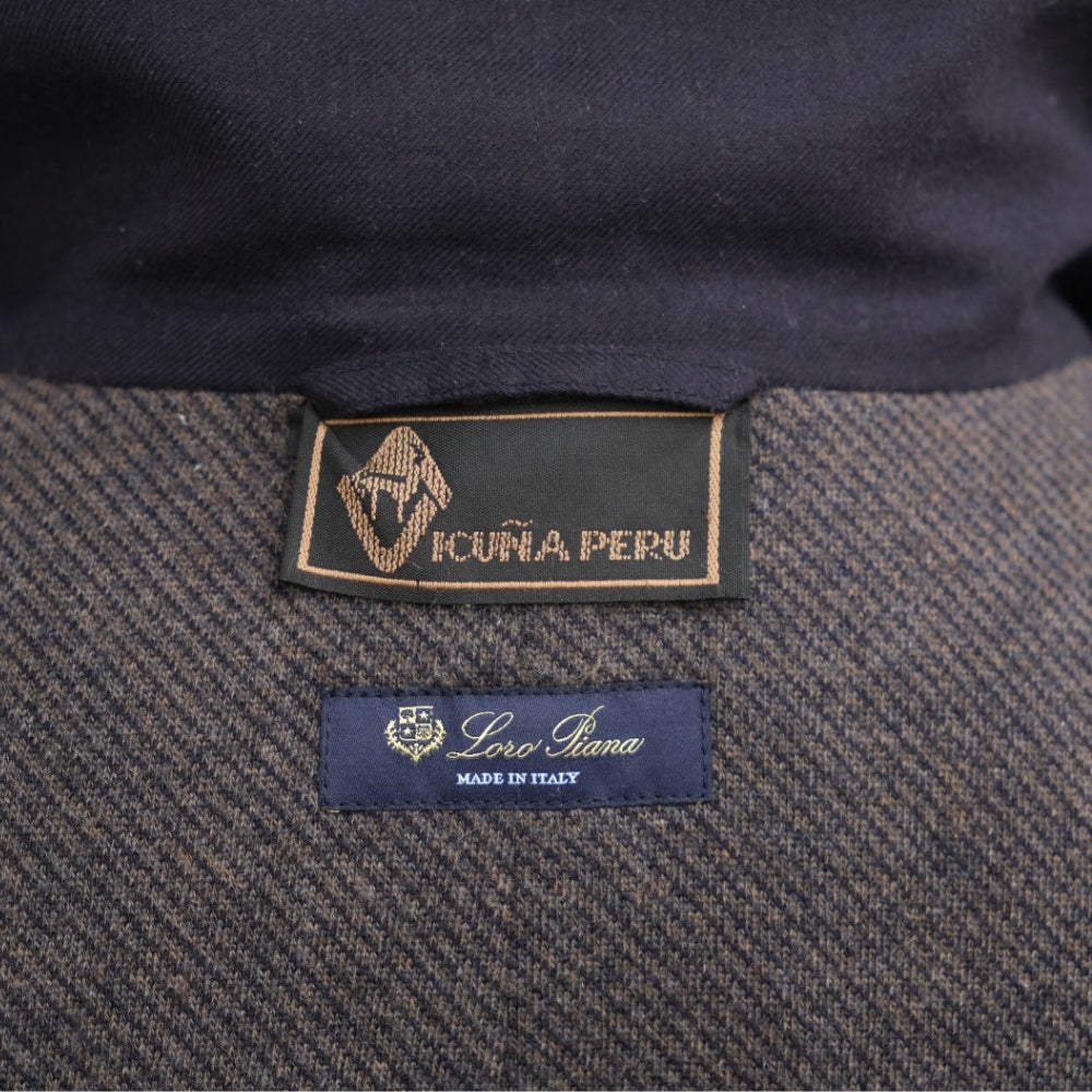 Navy Blue Vicuna Roadster Jacket (M)
