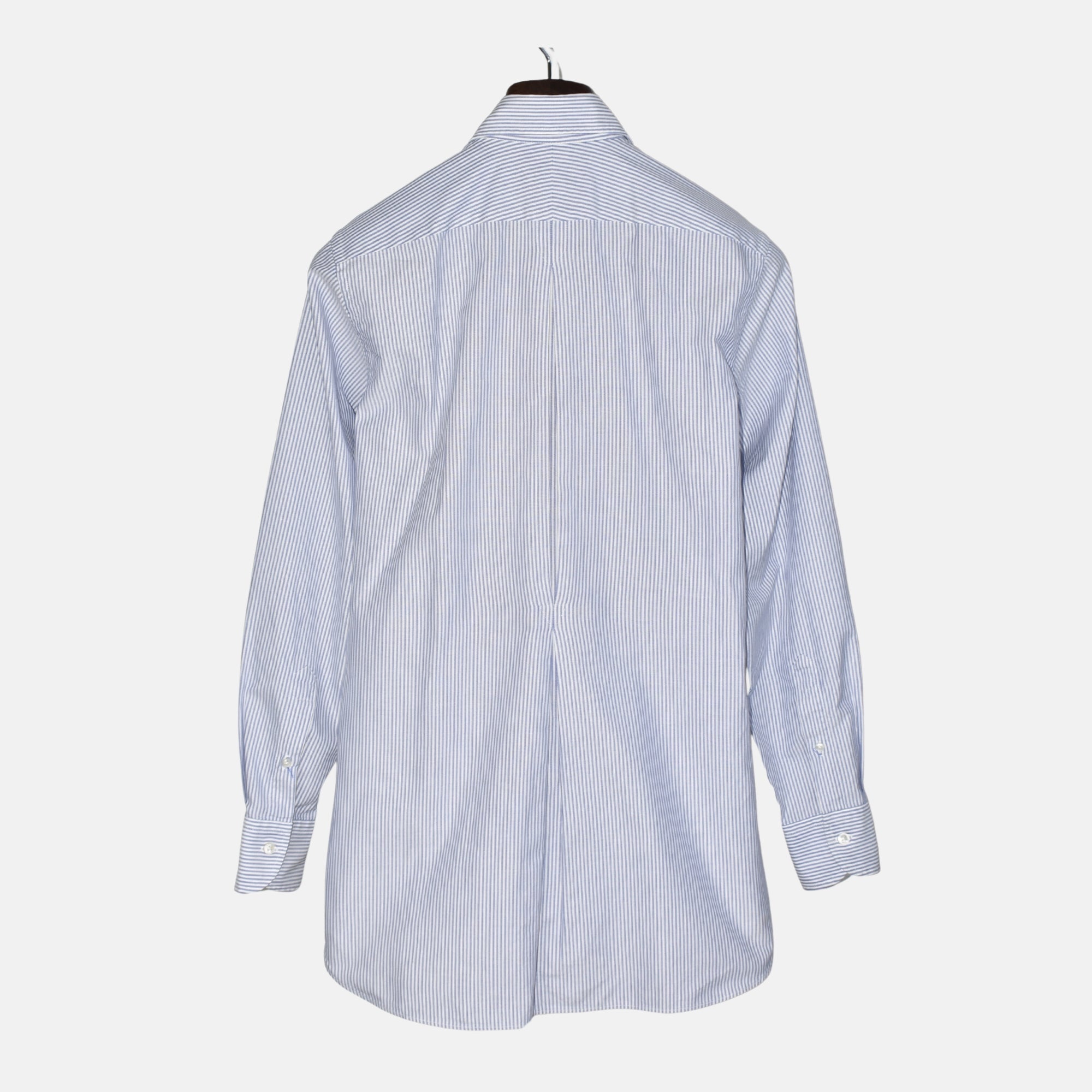 Blue-White Striped Shirt made of Cotton (EU 39)