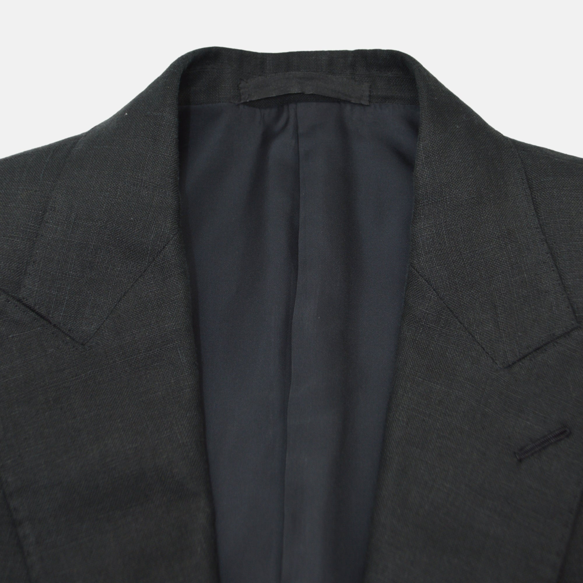 Black Blazer made of Linen (46)