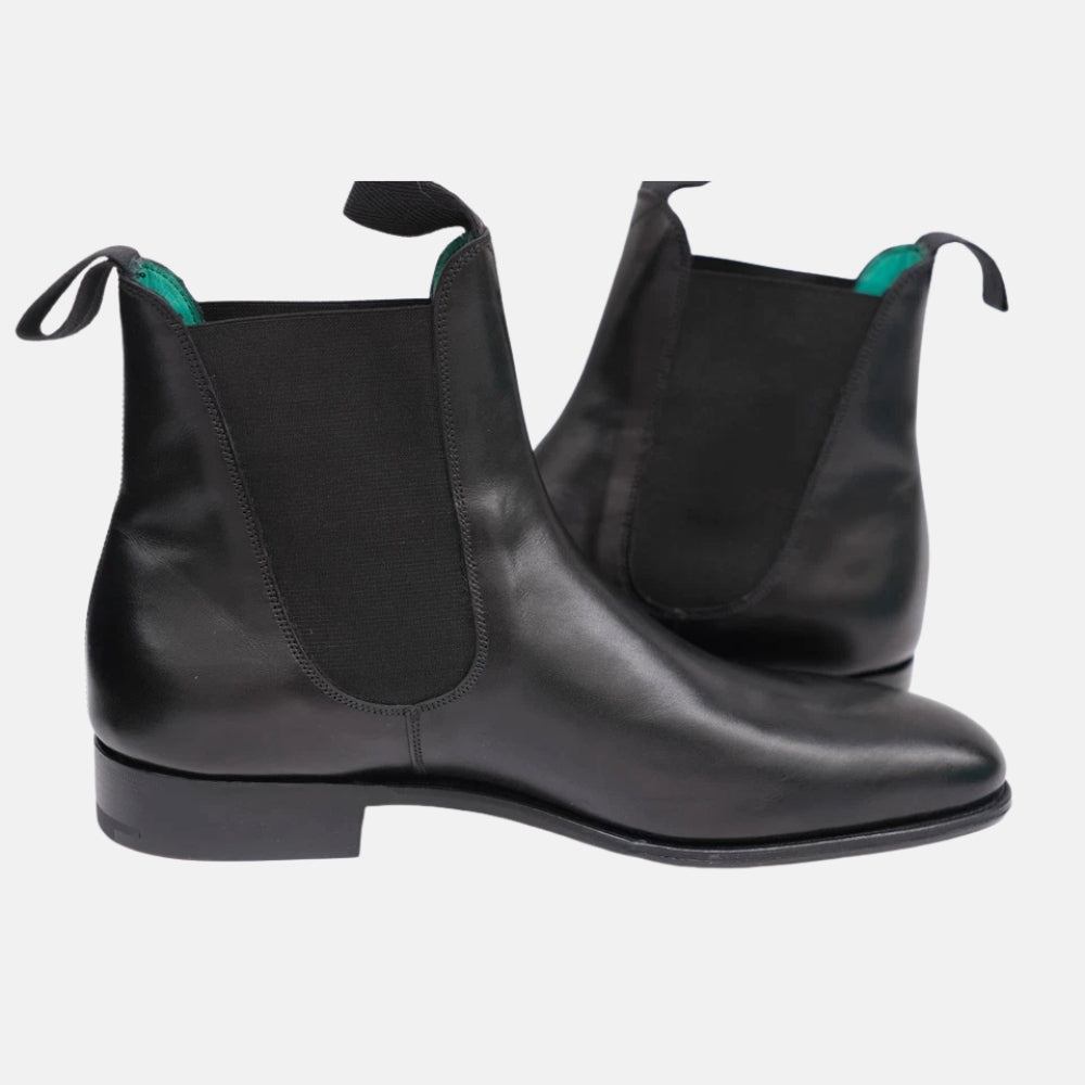 Black Chelsea Boots made of Leather (EU 40)