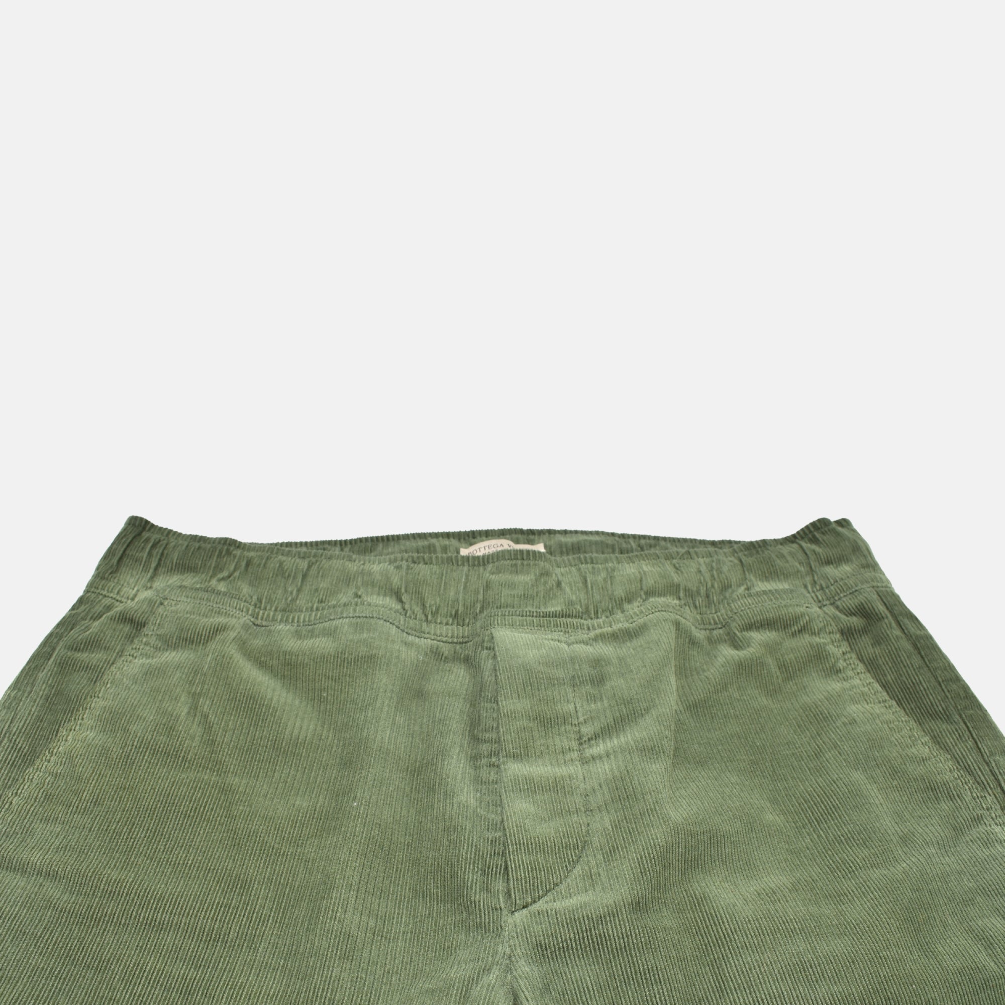 Green Corduroy Pants made of Cotton (EU 48)
