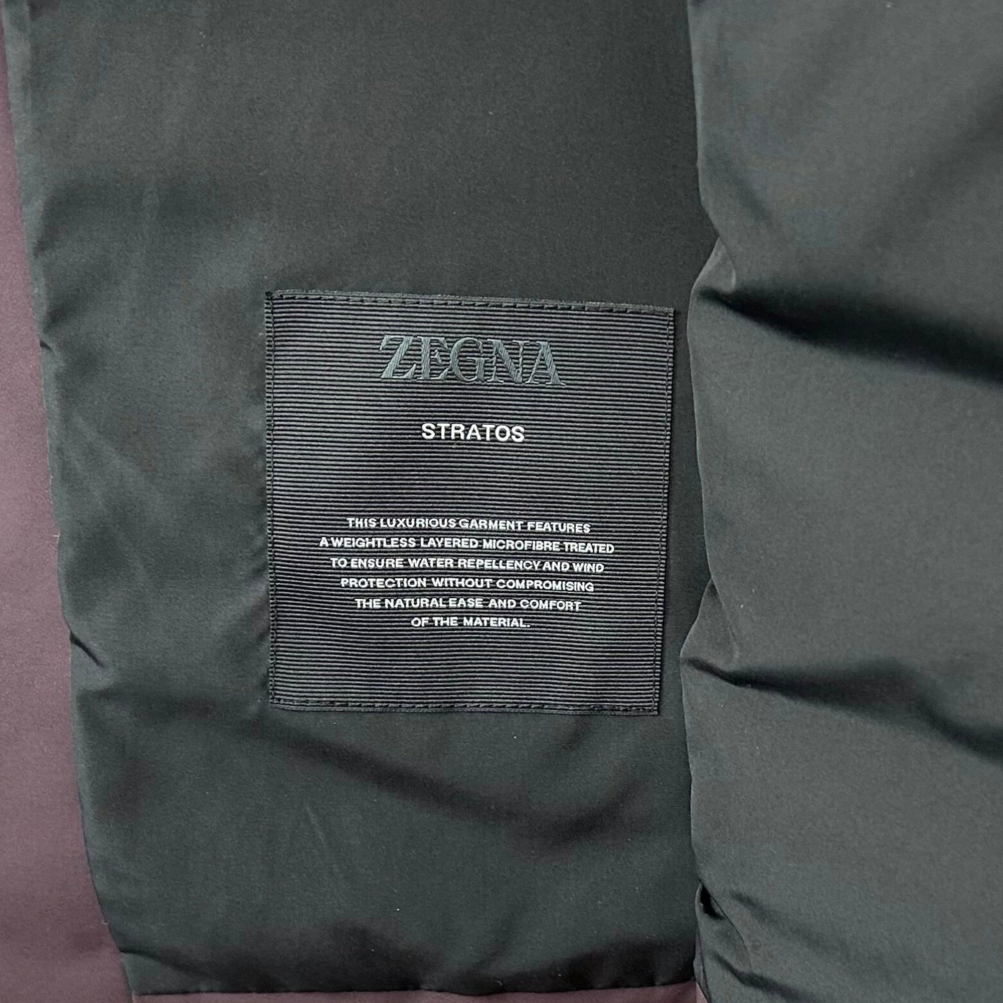 Burgundy Down Jacket made of  Polyester (EU 48)