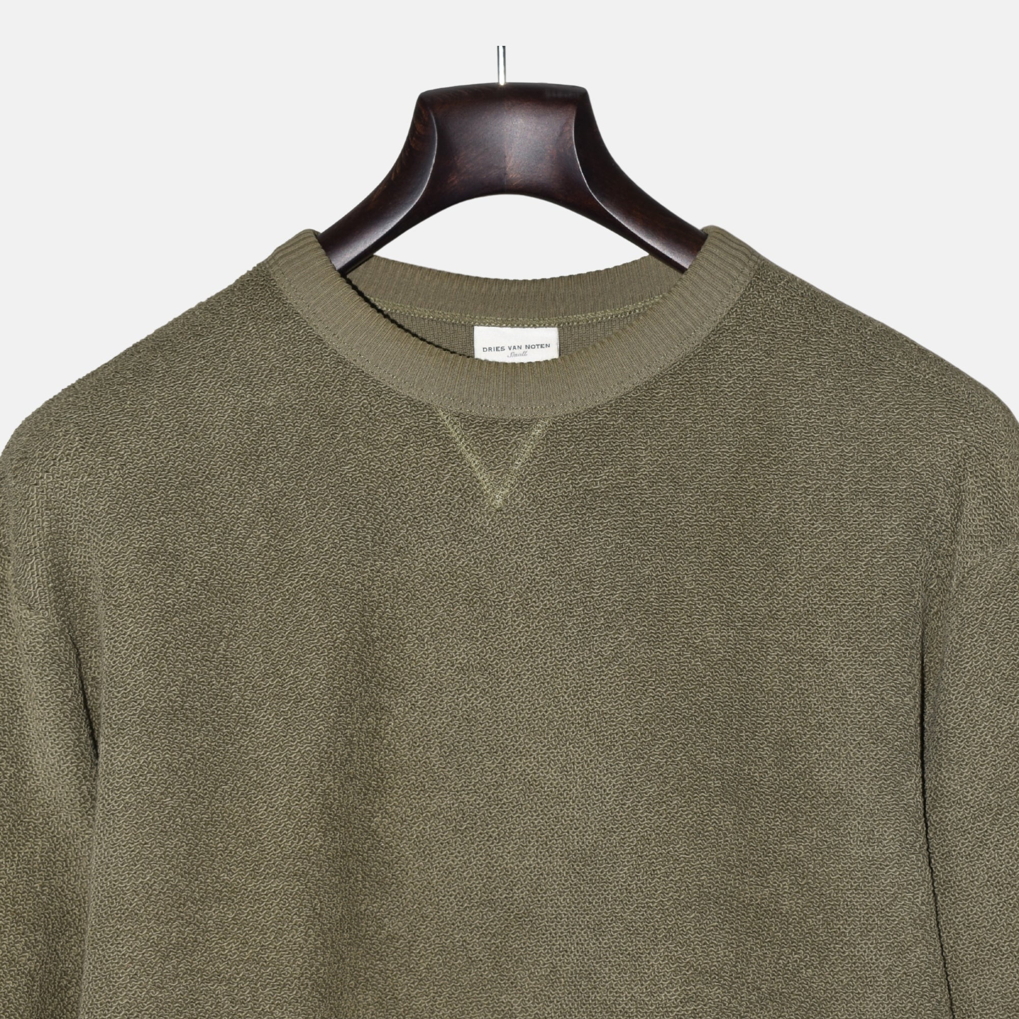 Khaki Sweater made of Cotton (S)