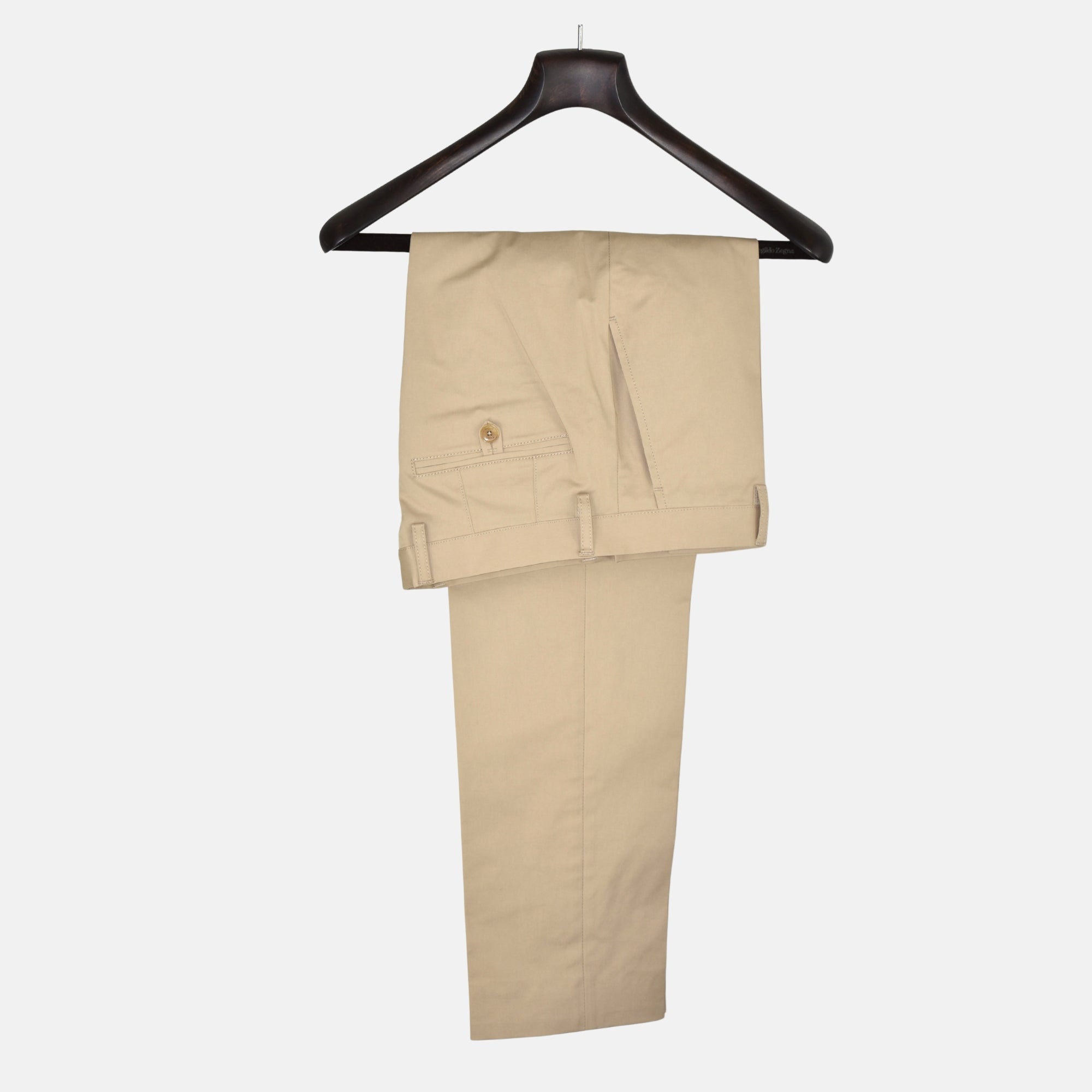 Beige Trousers made of Cotton (EU 48)