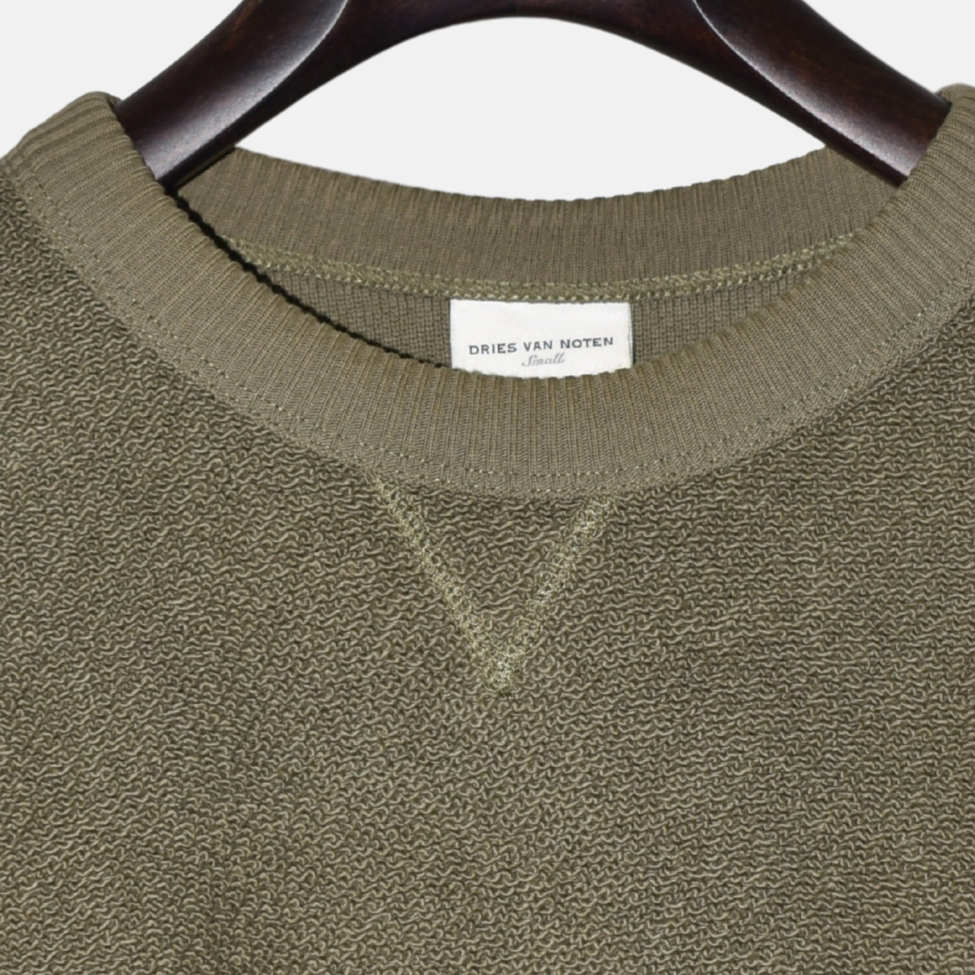 Khaki Sweater made of Cotton (S)