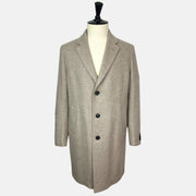 Beige Melange Coat made of Cashmere (EU 52)