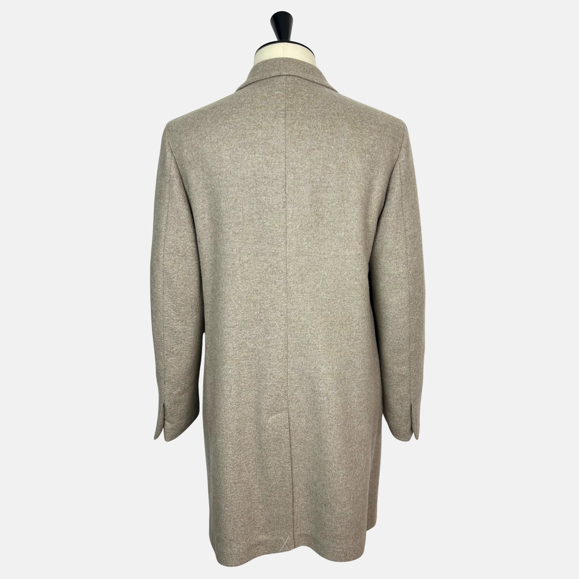 Beige Melange Coat made of Cashmere (EU 52)