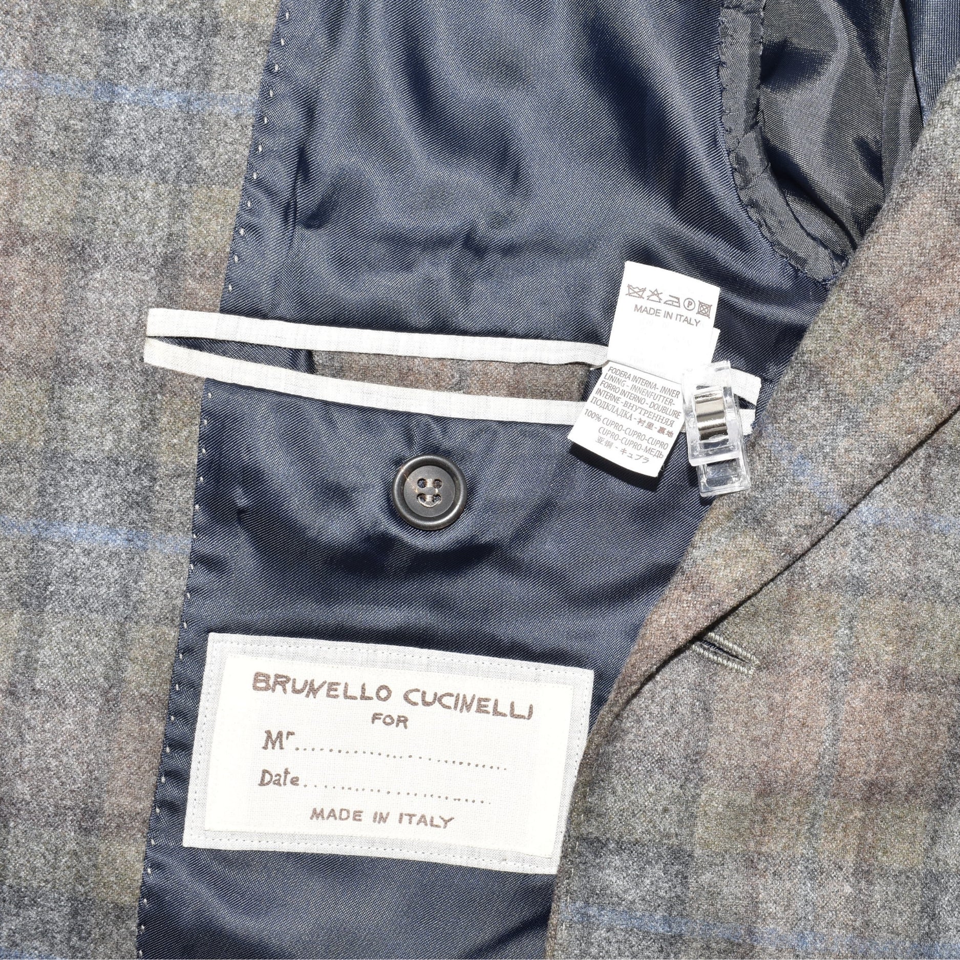 Checked Green Blazer Wool/Cashmere (EU 50)