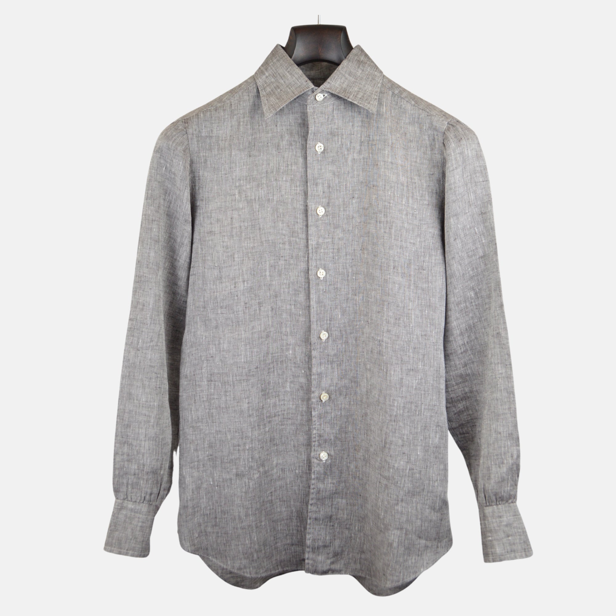 Taupe Shirt made of Linen (EU 38)