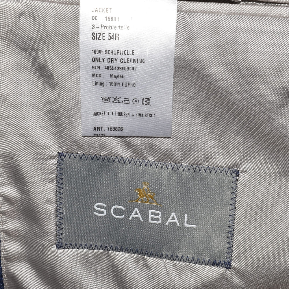 Navy Suit made of Virgin Wool (EU 54)