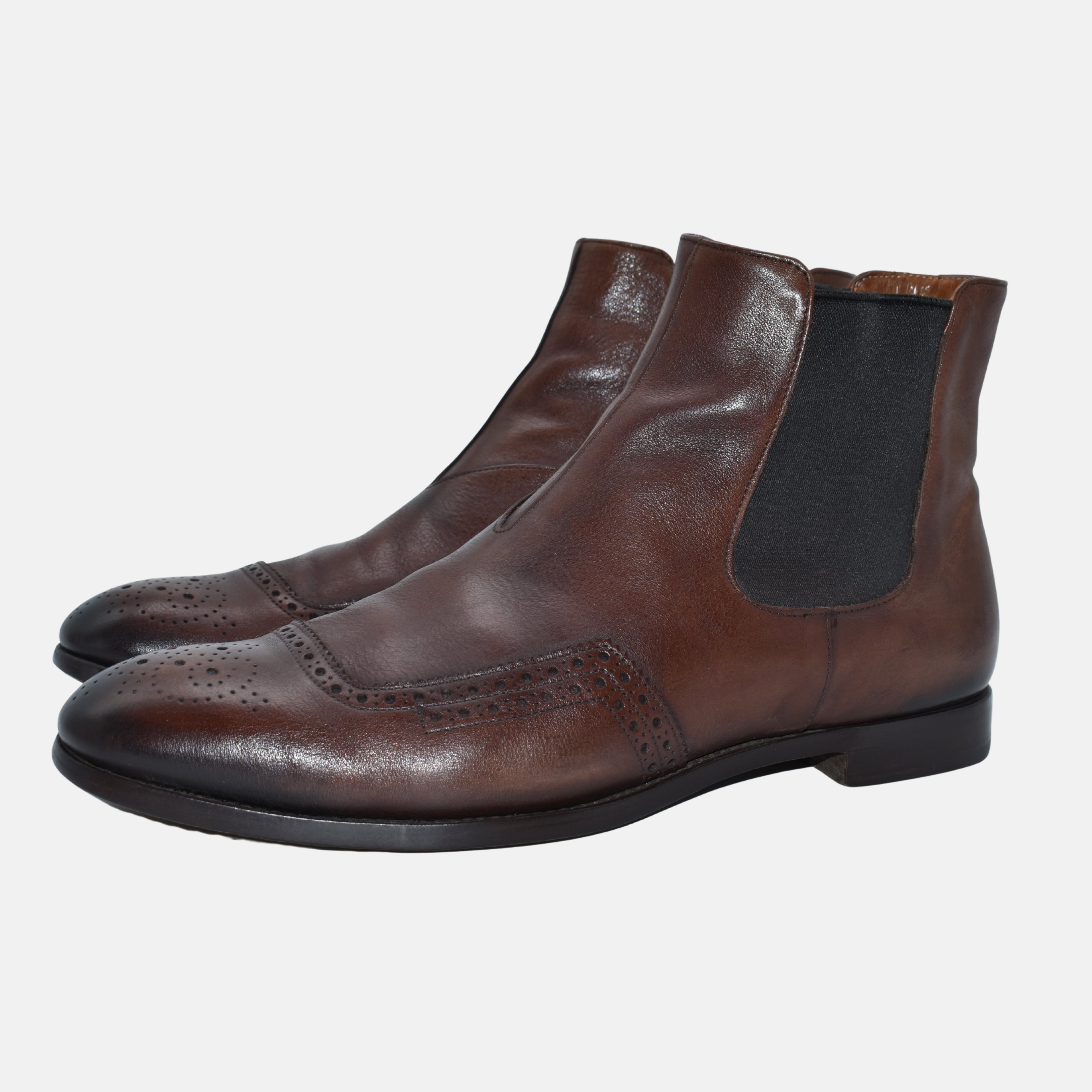 Brown Chelsea Boots made of Leather (EU 43.5)