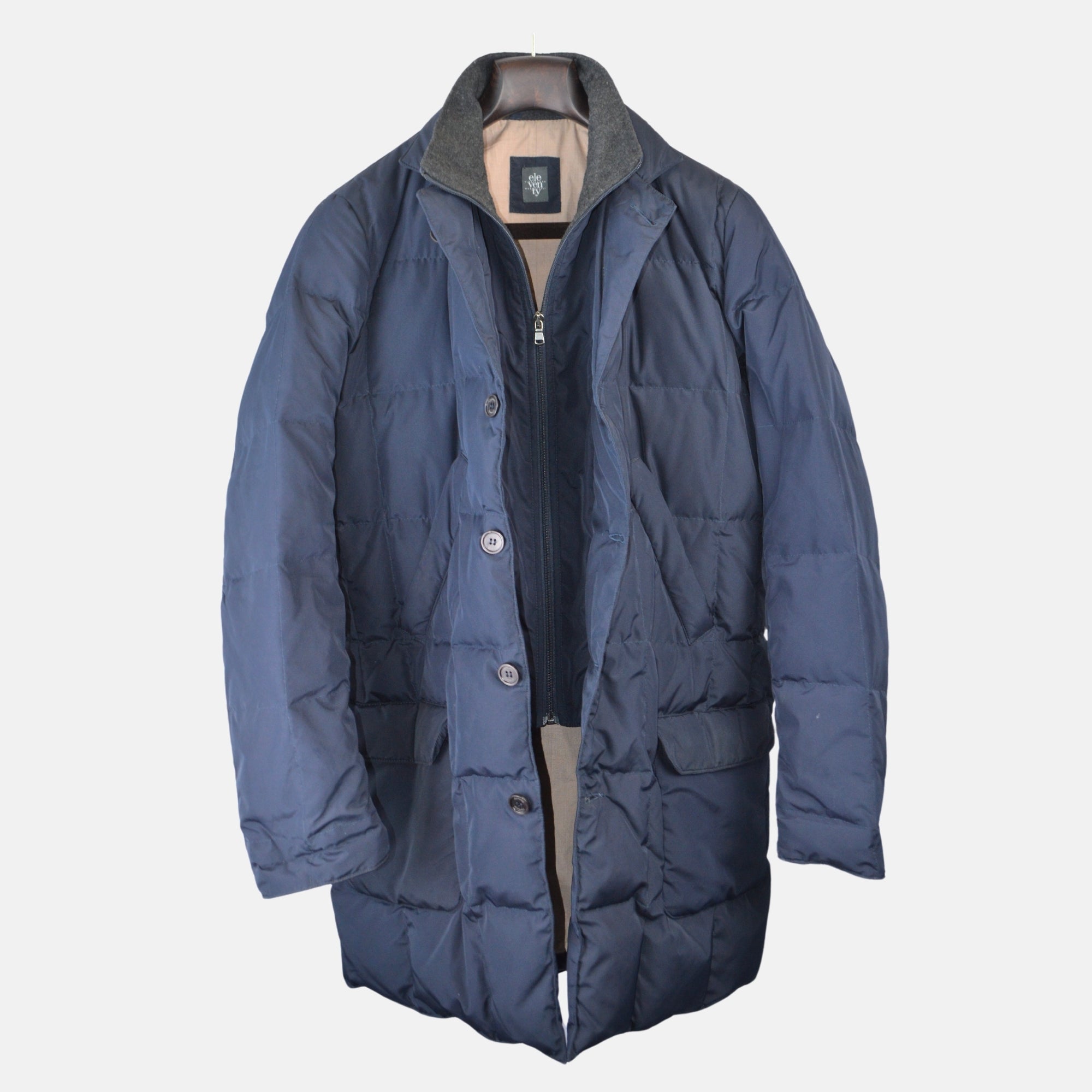 Navy Blue Down Jacket (L)